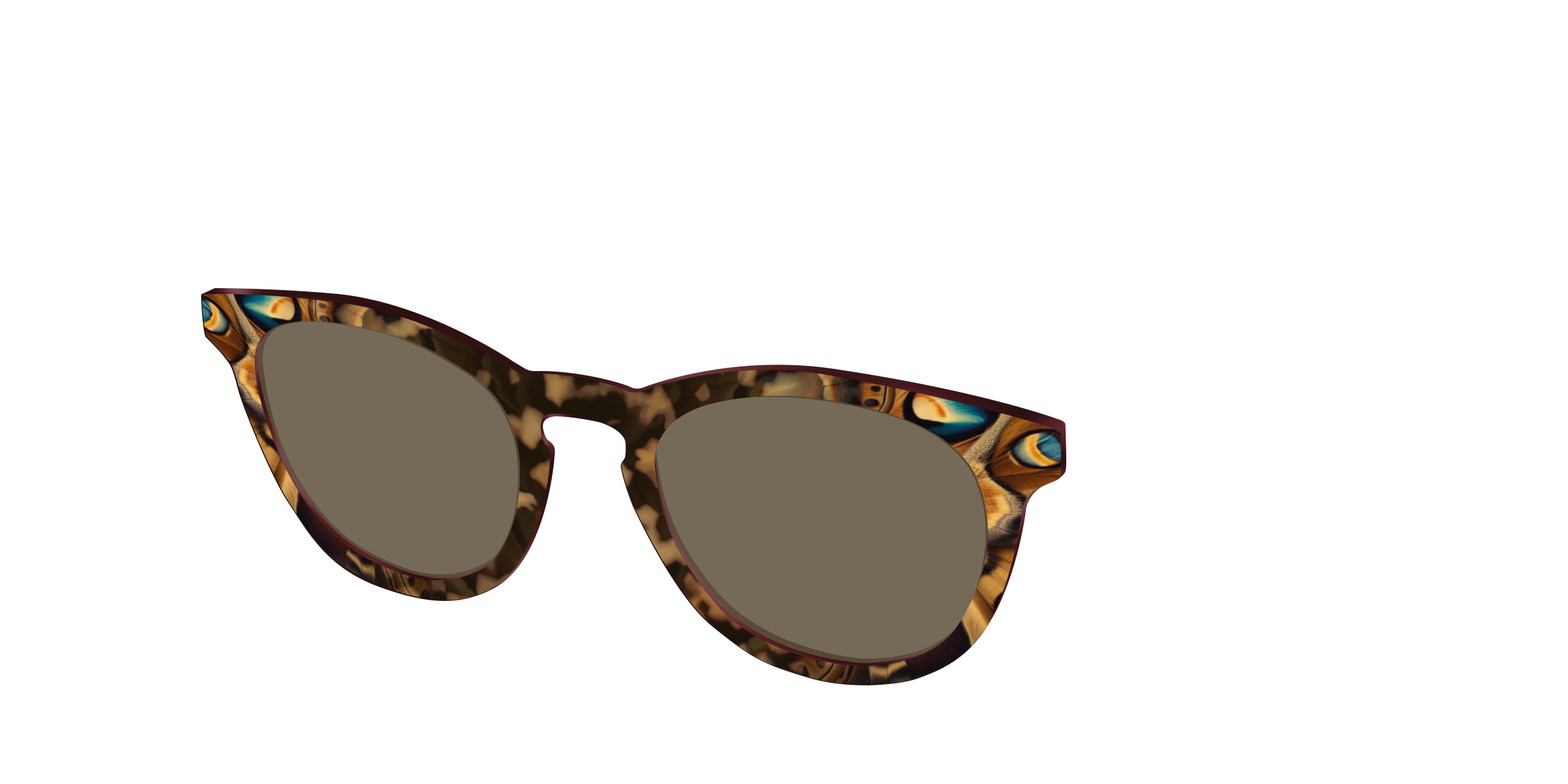 Pair Eyewear Sun Tops Moth Wings top sole polarizzato
