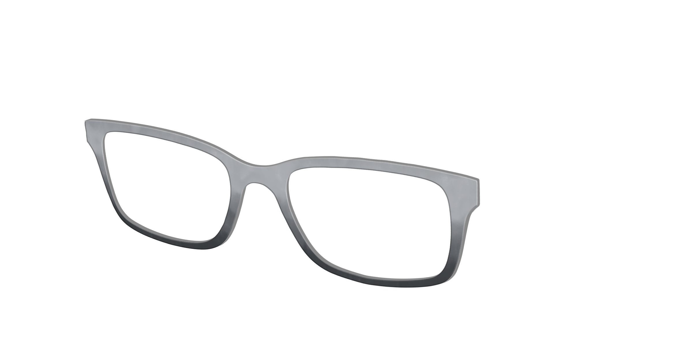 Pair Eyewear Solid Tops The Slate Dip Dye top occhiali grigio