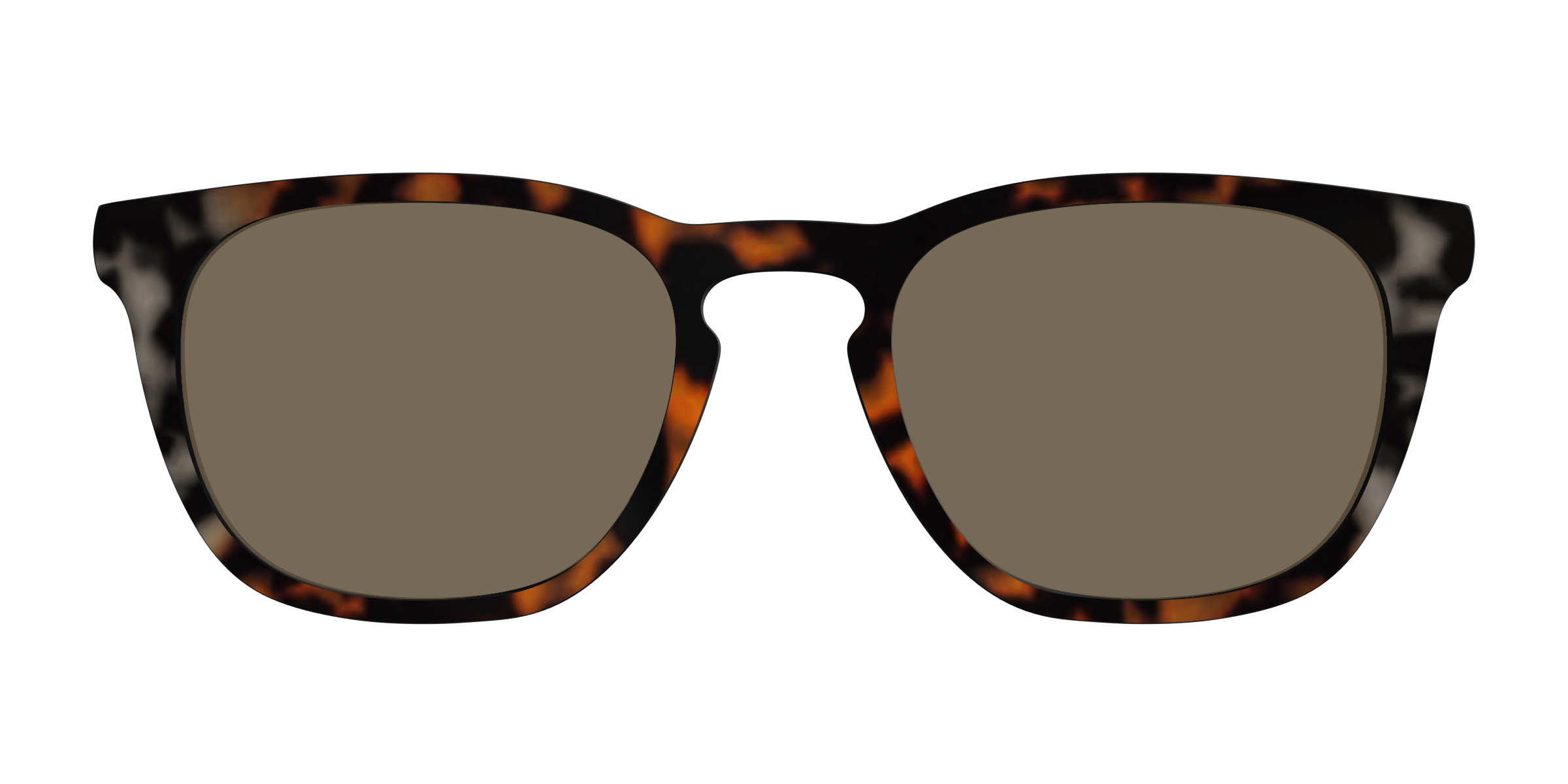 Pair Eyewear Sun Tops Polarized Gray Amber Tortoise clip sole