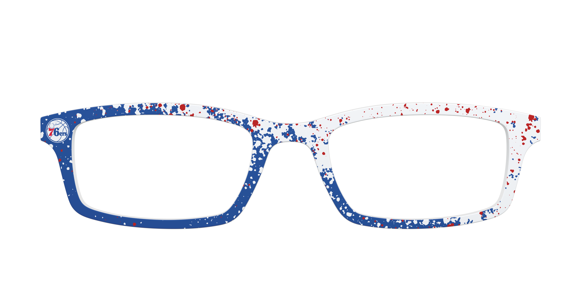 Pair Eyewear School Spirit 76ers Splatter top per Brook