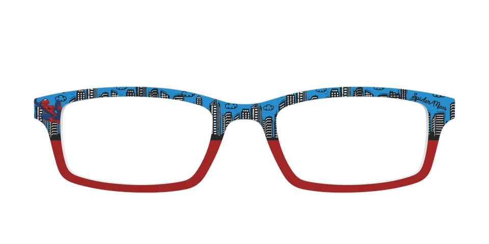 Pair Eyewear Collabs Spider-Man City SM9 top occhiali città