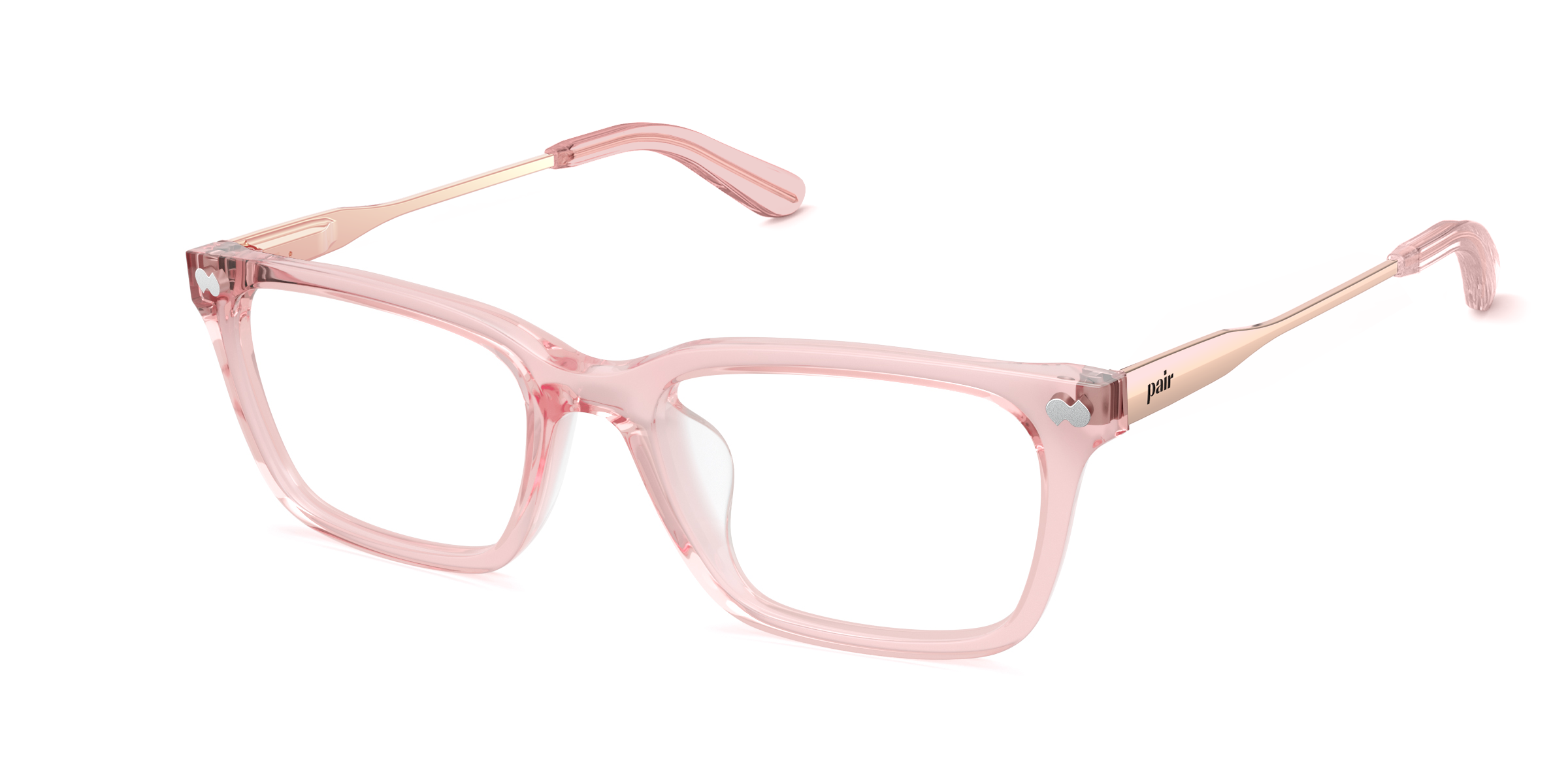 Pair Eyewear Larkin Mixed Material montatura vista rettangolare