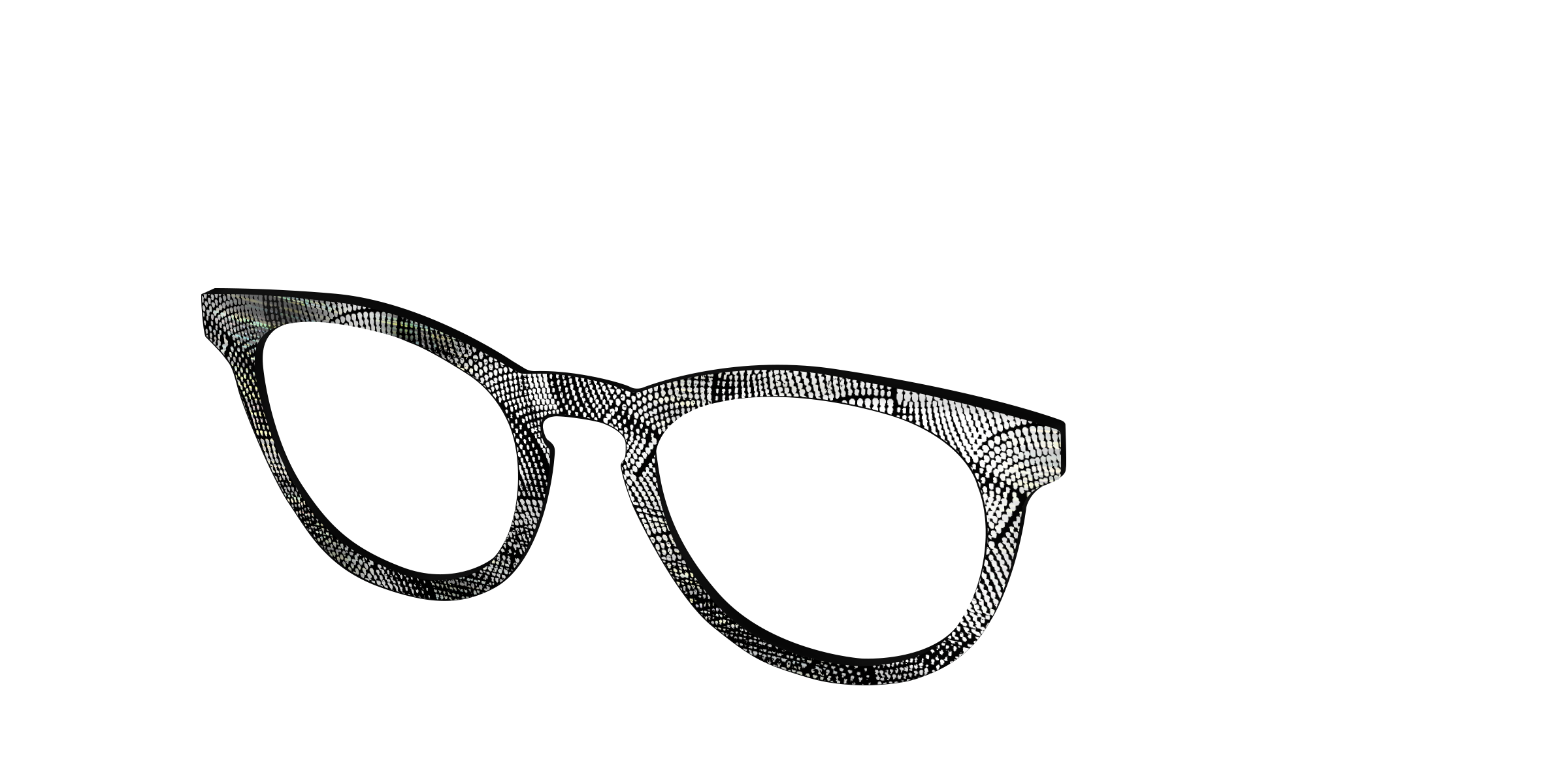 Pair Eyewear Design Tops Soundwaves top occhiali argento 413