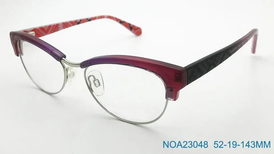 Ouyuan NOA23048 montatura occhiali acetato 52-19-143