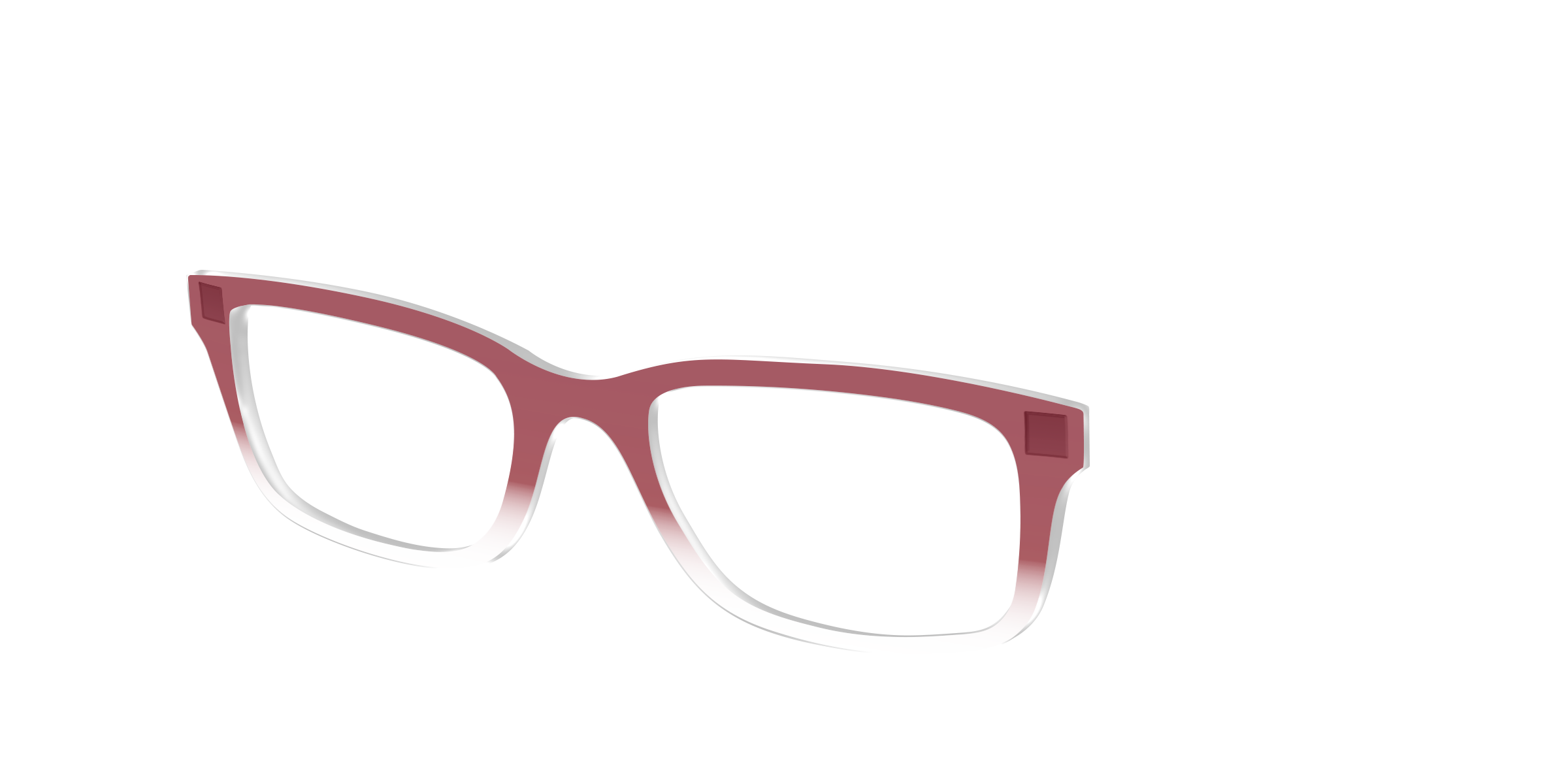 Pair Eyewear Solid Tops Burgundy Gradient Crystal top Serra