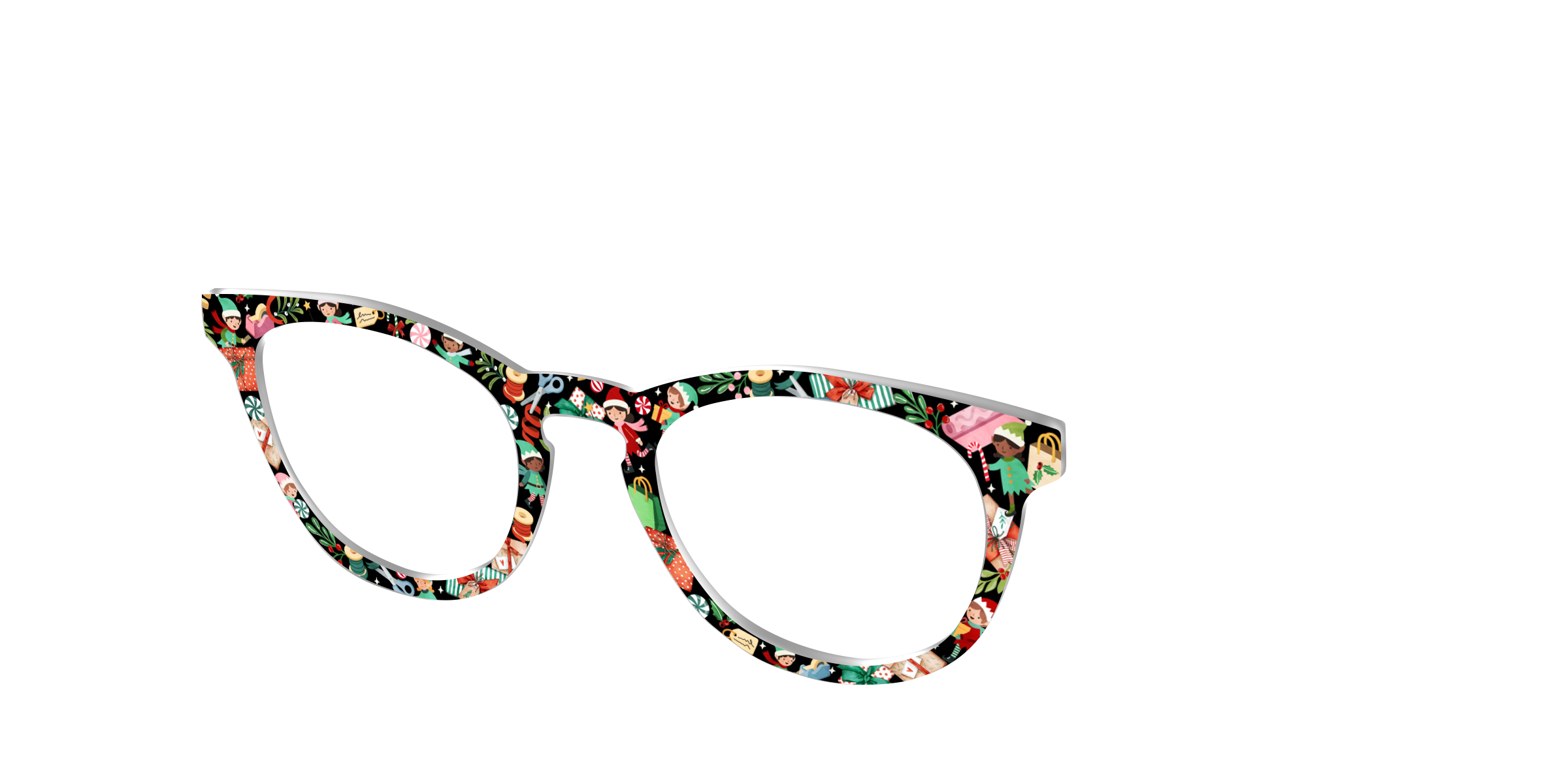 Pair Eyewear Design Tops The Santa's Workshop top occhiali natale