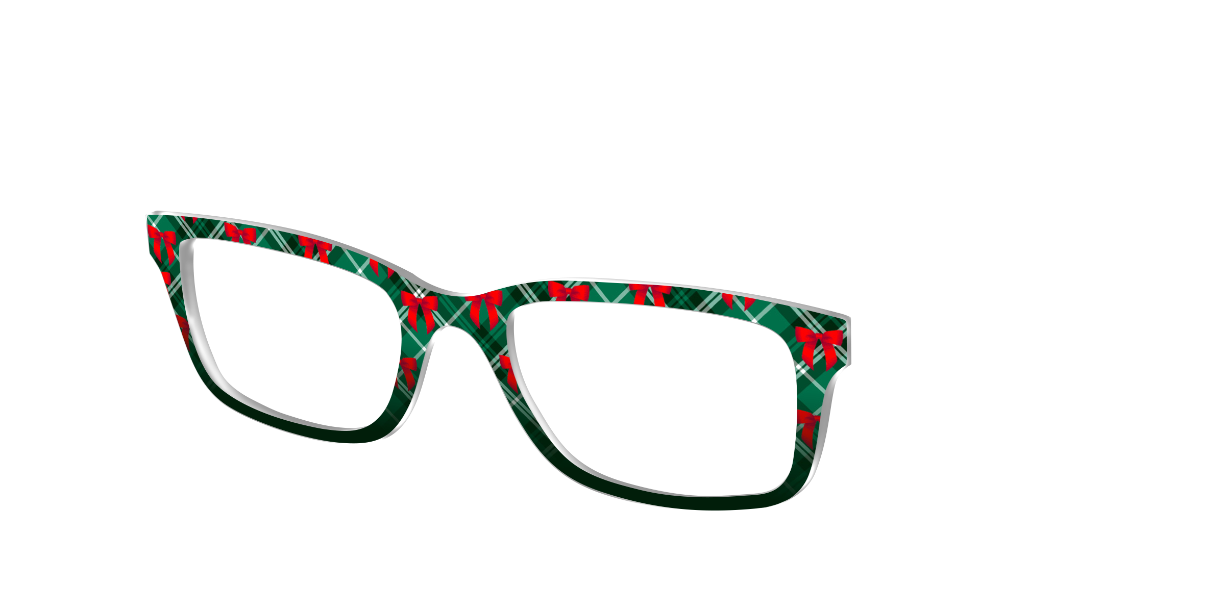 Pair Eyewear Ribbon-Clad Plaid top occhiali scozzese