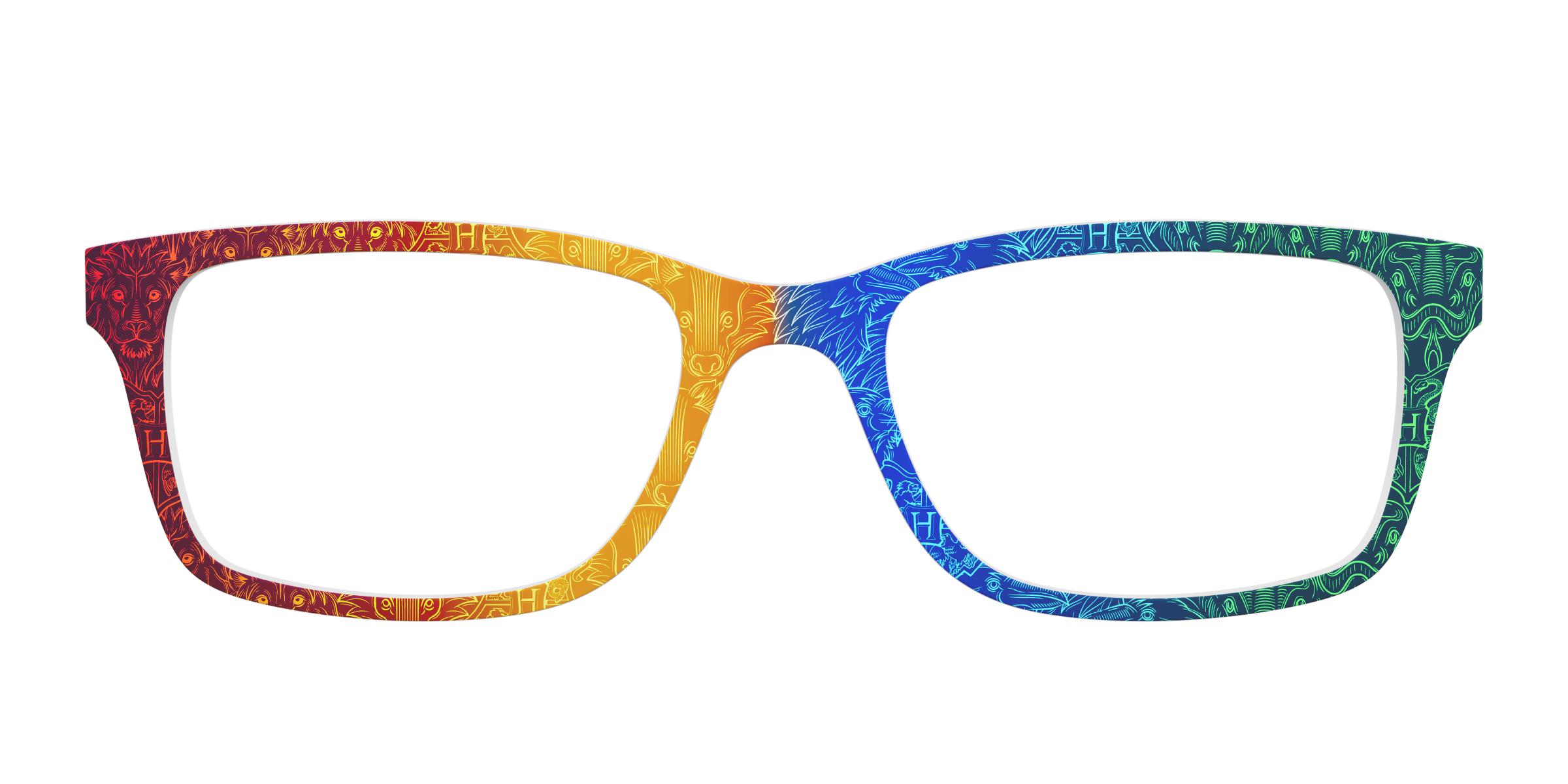 Pair Eyewear Collabs Hogwarts Houses top occhiali Cedro