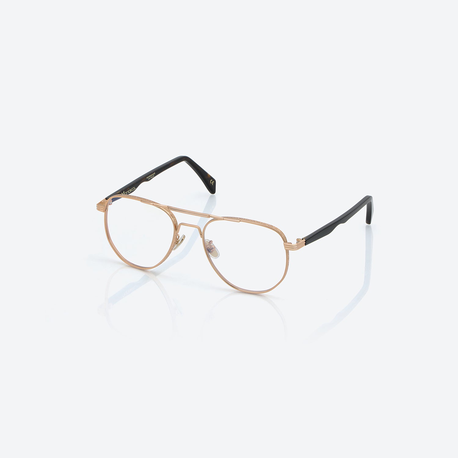 Monokol Evolved Boldness MK336 C4 occhiali da vista aviator metallo