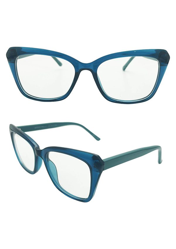 Ouyuan NOCP24028 montatura vista farfalla acetato bordeaux 52-17