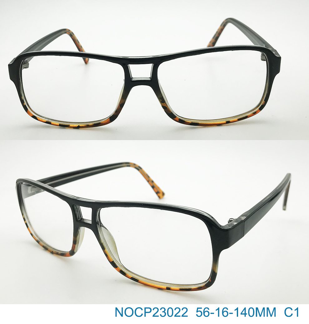 Ouyuan NOCP23022 C1 montatura occhiali da vista giallo maculato CP