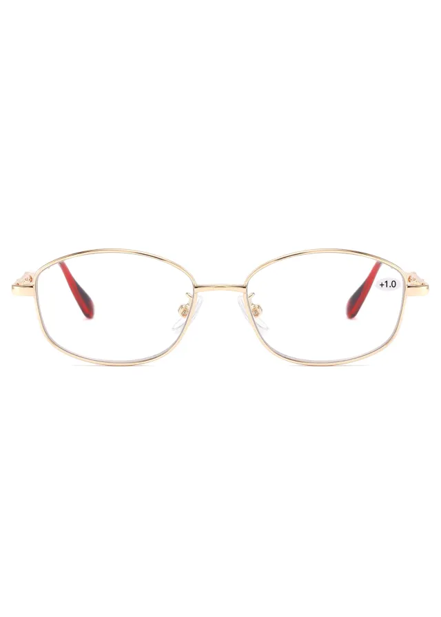 Ouyuan Reading Glasses 8113 occhiali da lettura donna PC antiriflesso