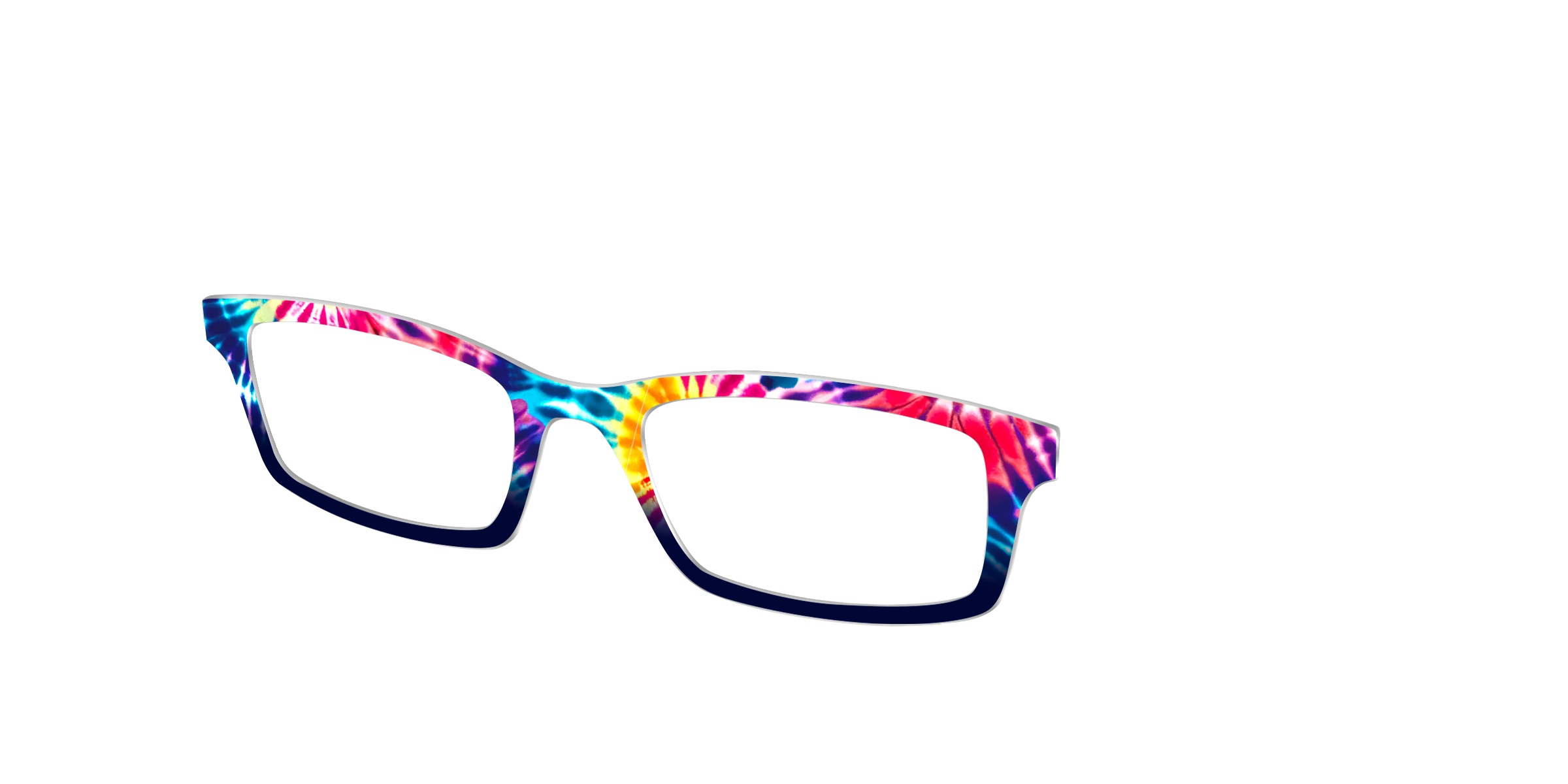 Pair Eyewear Design Funky Tie-Dye top occhiali multicolore