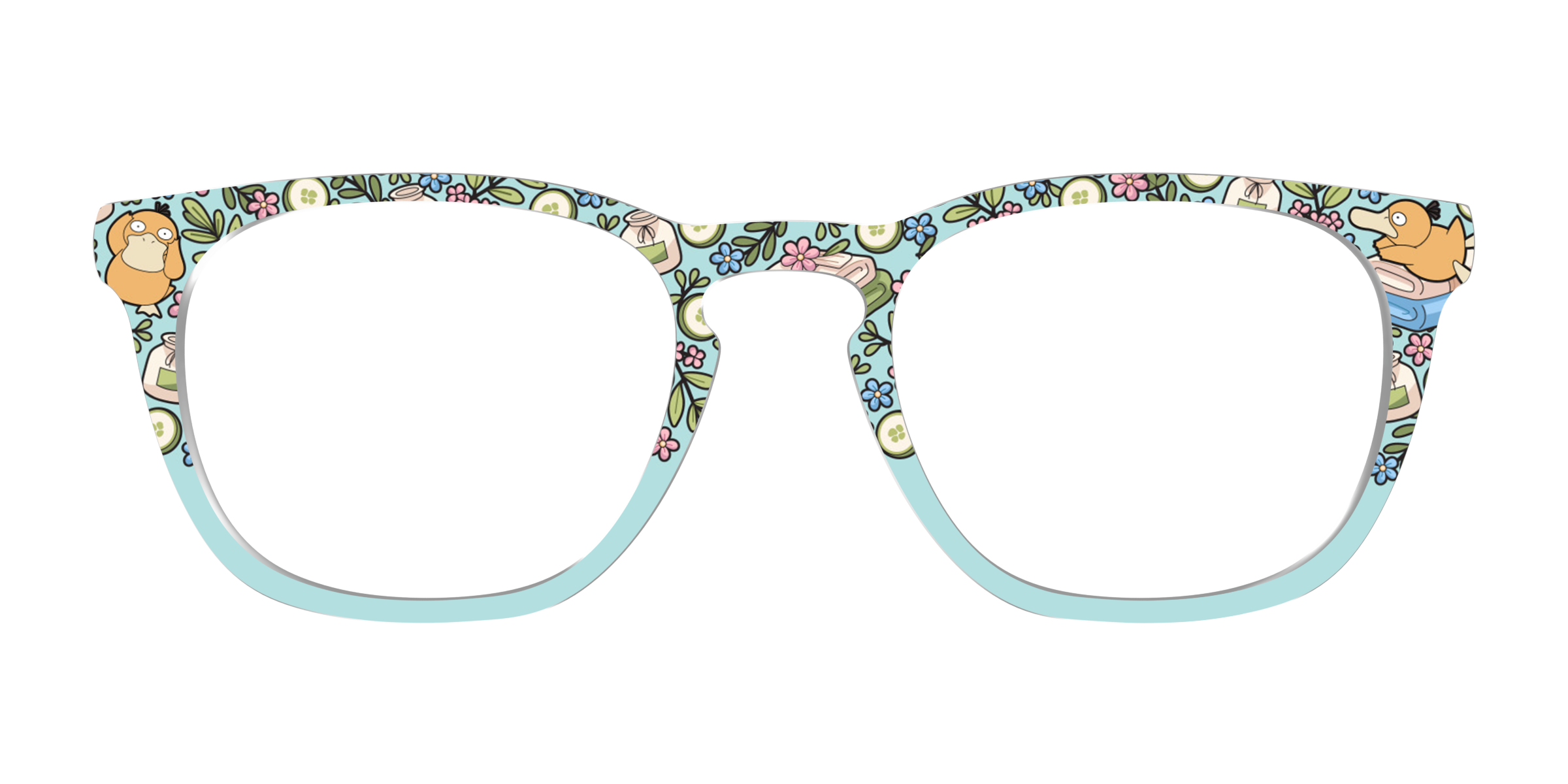 Pair Eyewear Collabs Psyduck Vibes frontalino giallo