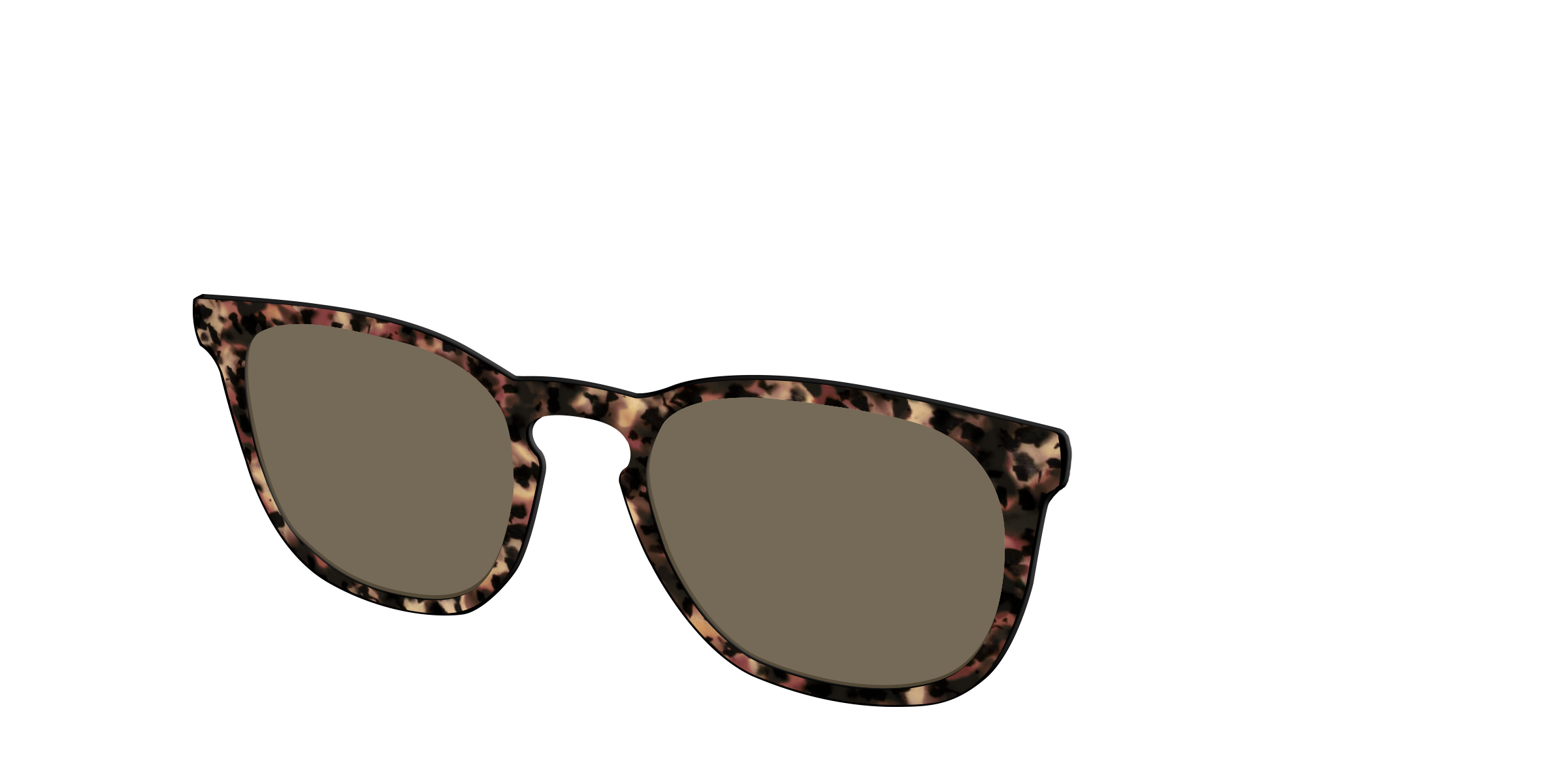Pair Eyewear Sun Tops Sienna Tortoise top sole polarizzato