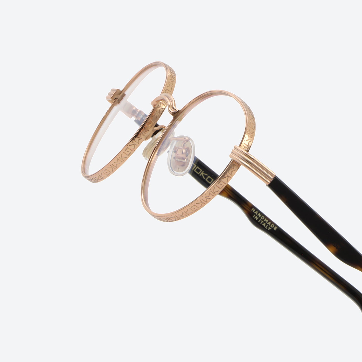 Monokol Evolved Boldness MK332 C4 occhiali da vista rotondi metallo