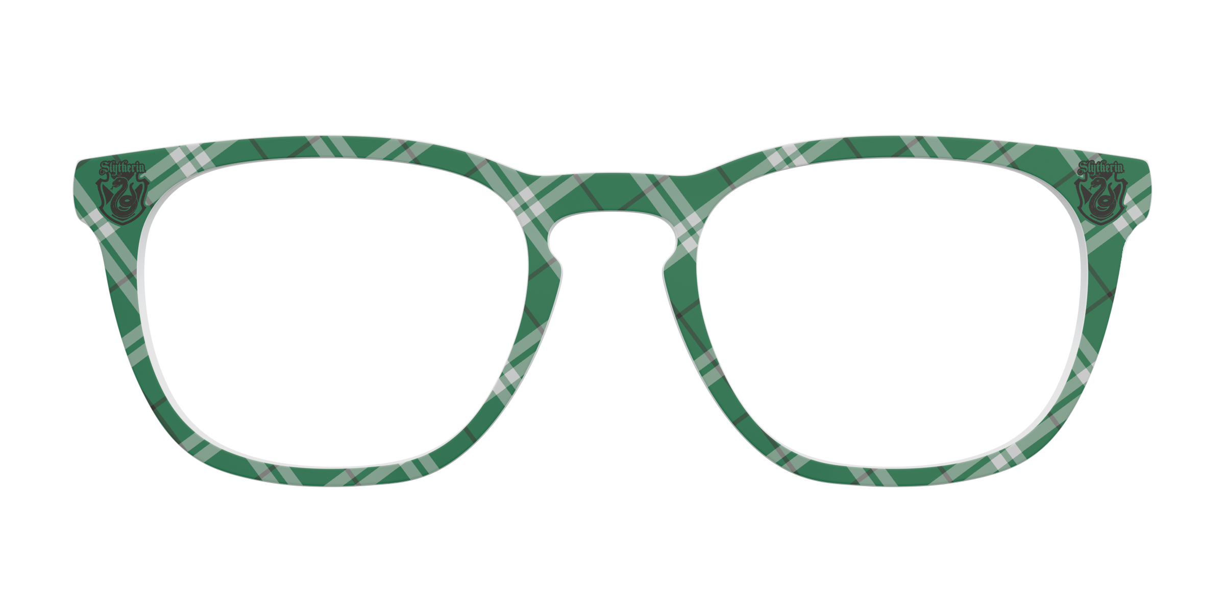 Pair Eyewear Collabs The Slytherin Plaid top magnetico verde
