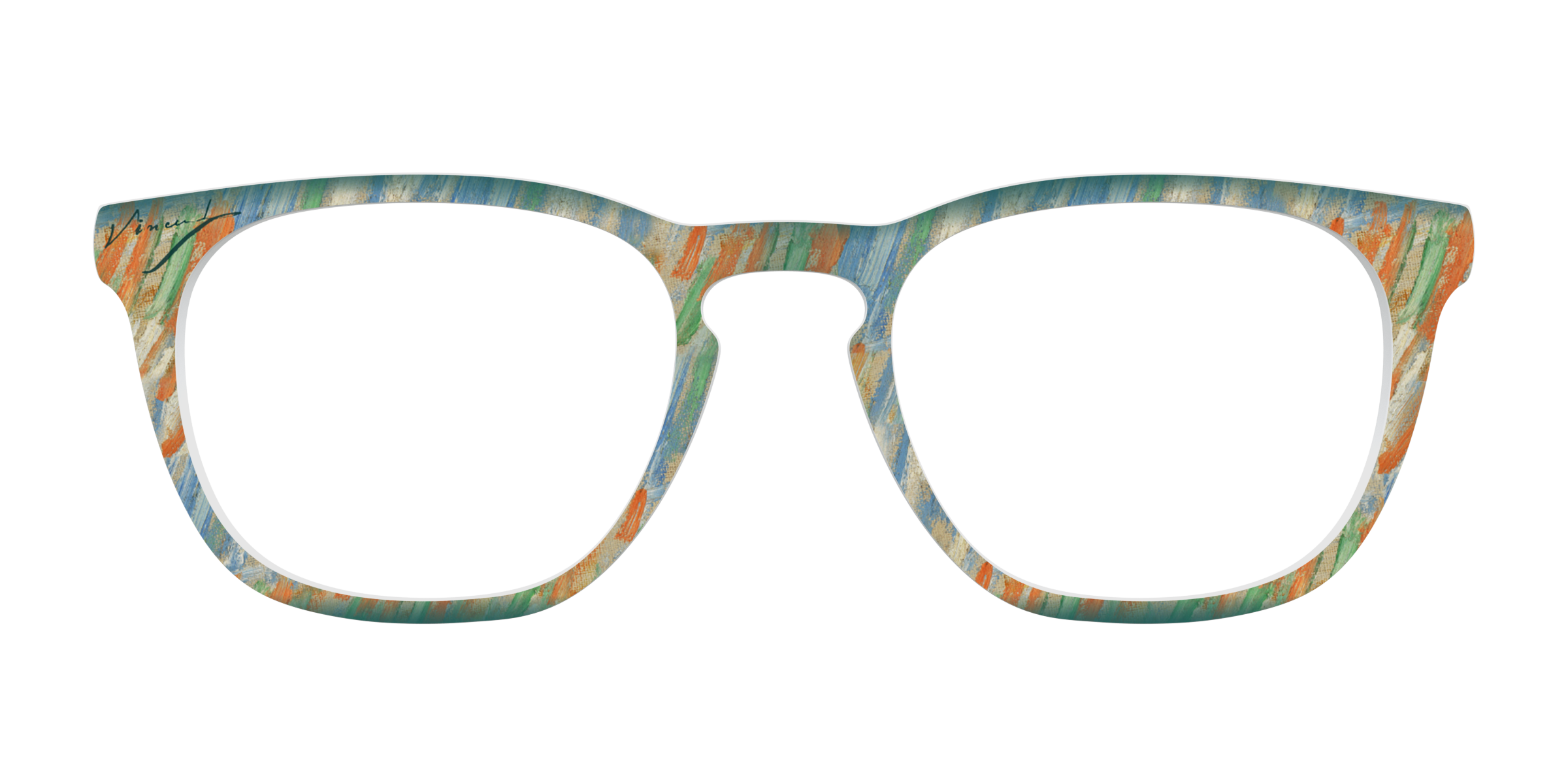 Pair Eyewear Collabs Brush Strokes top magnetico VG26