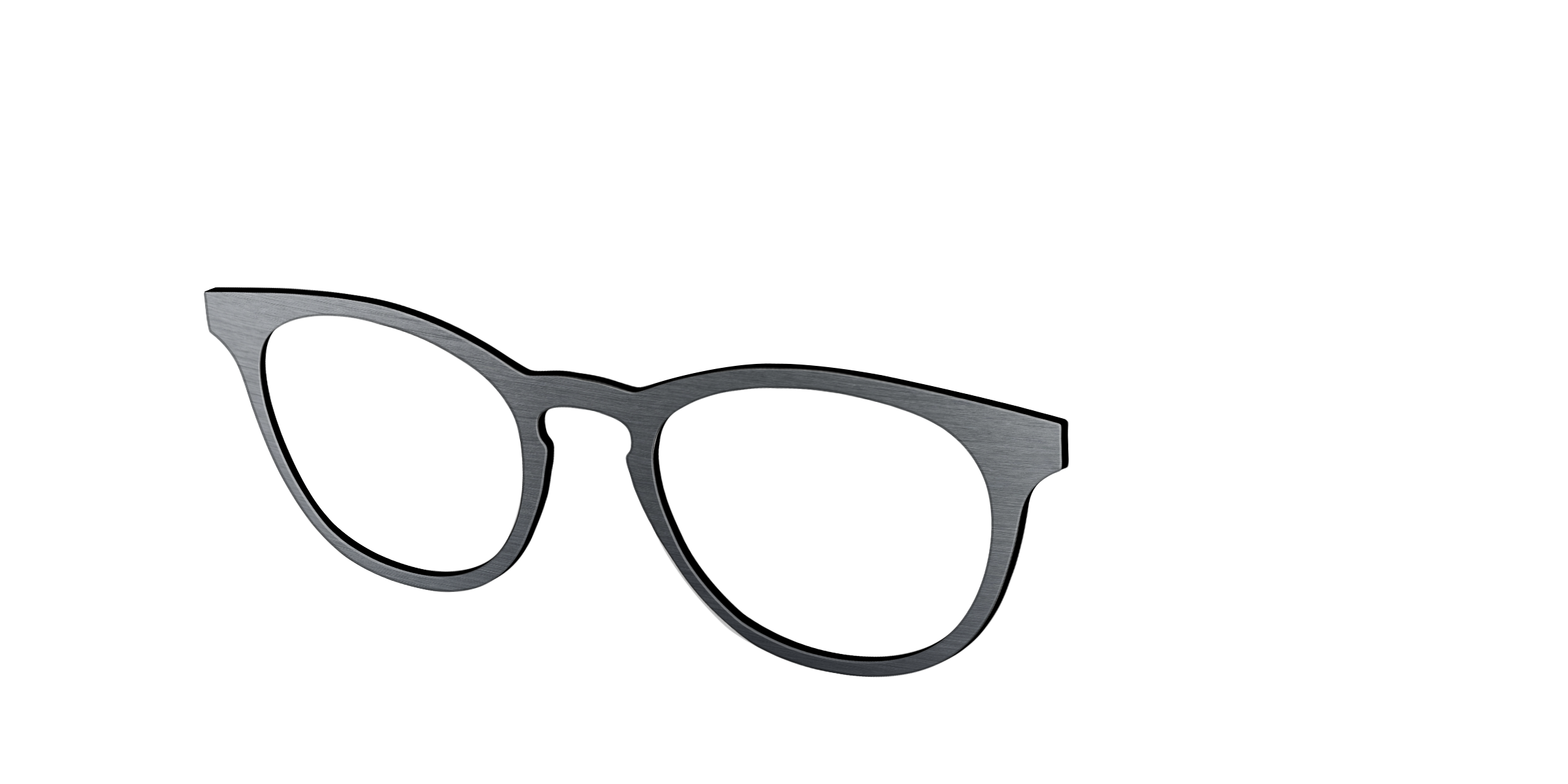 Pair Eyewear Solid Tops The Brushed Nickel top magnetico grigio