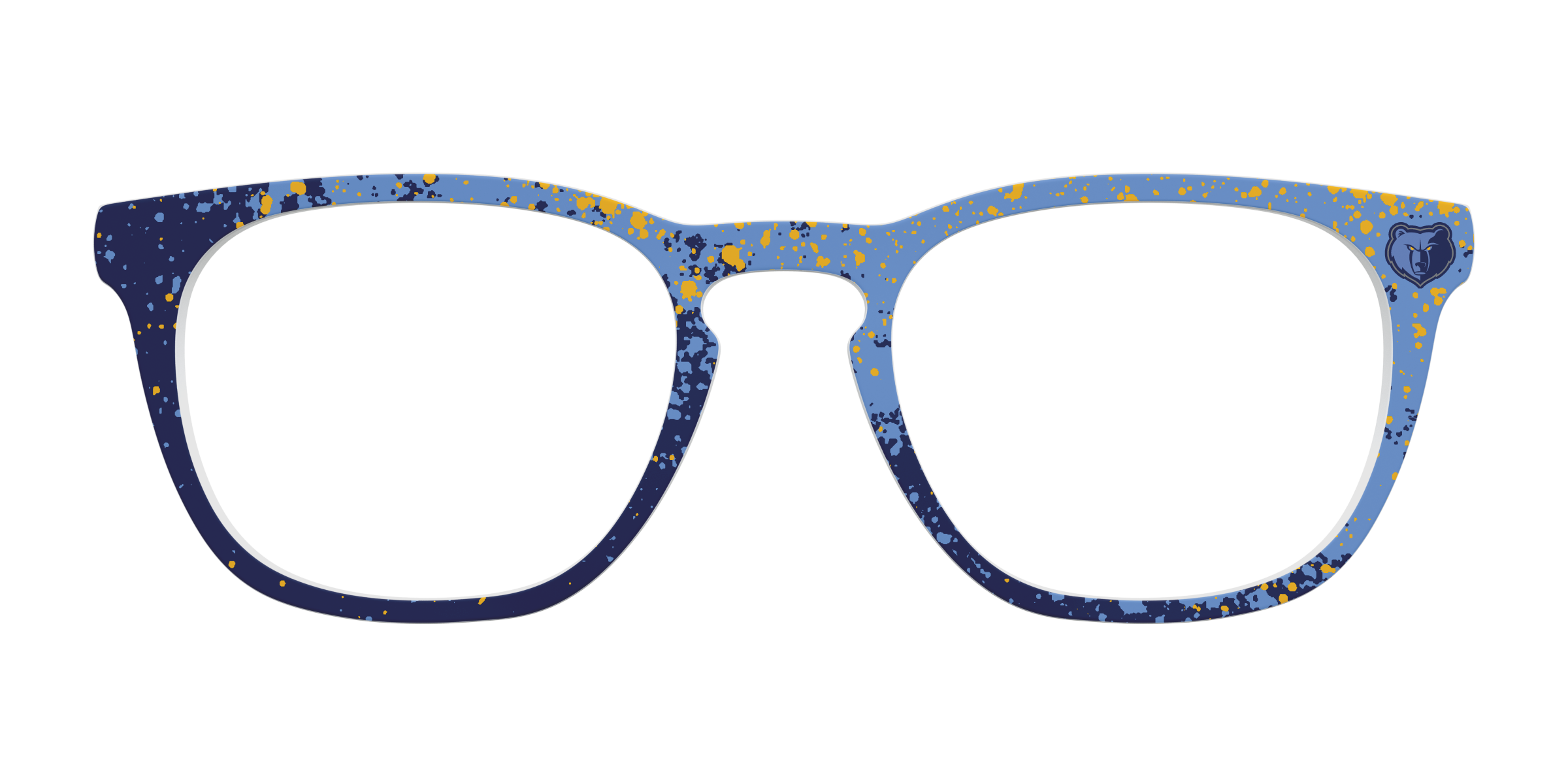 Pair Eyewear School Spirit Grizzlies Splatter top per occhiali sportivo