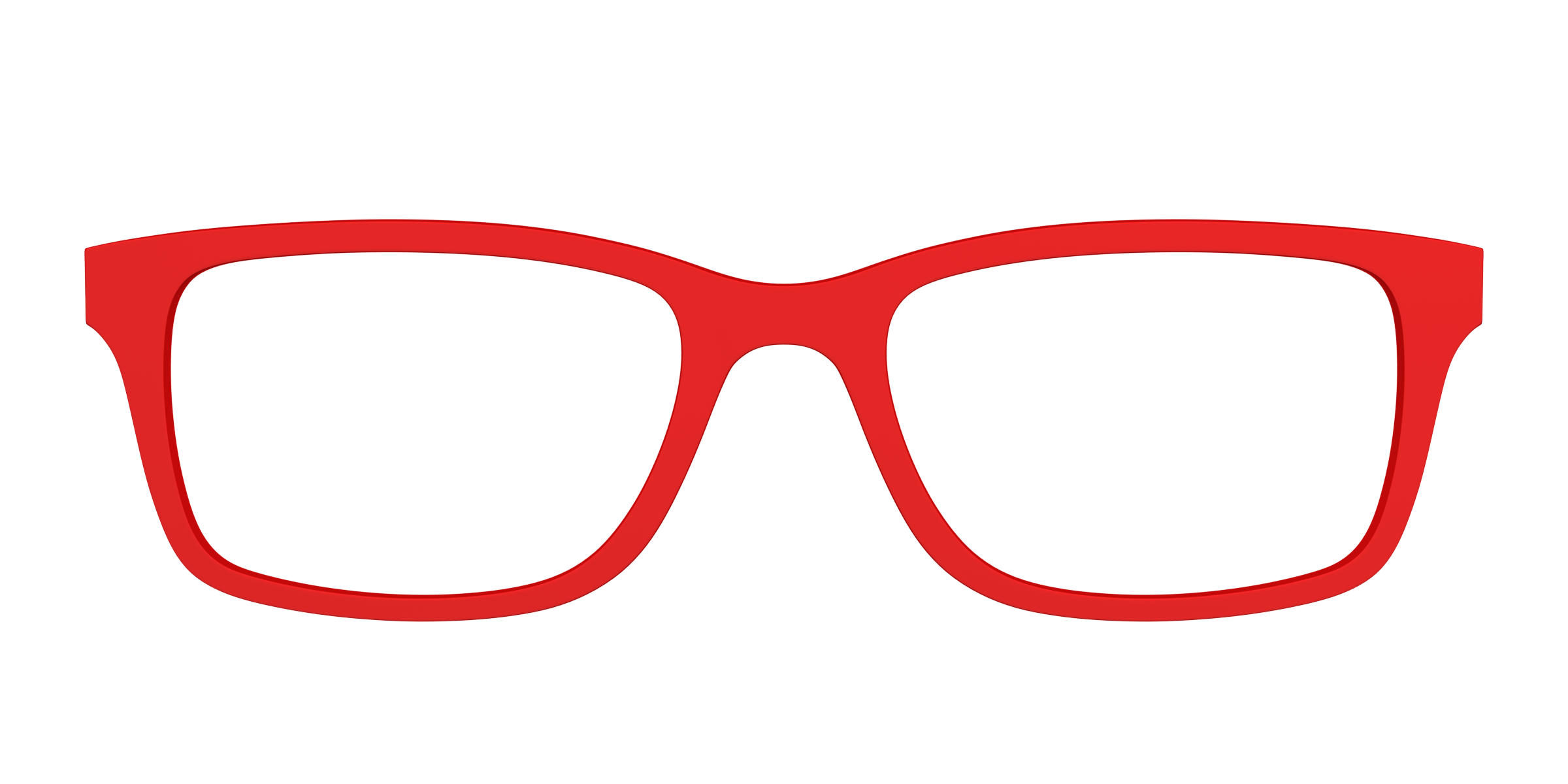 Pair Eyewear Solid Tops The Red top magnetico rosso tinta unita