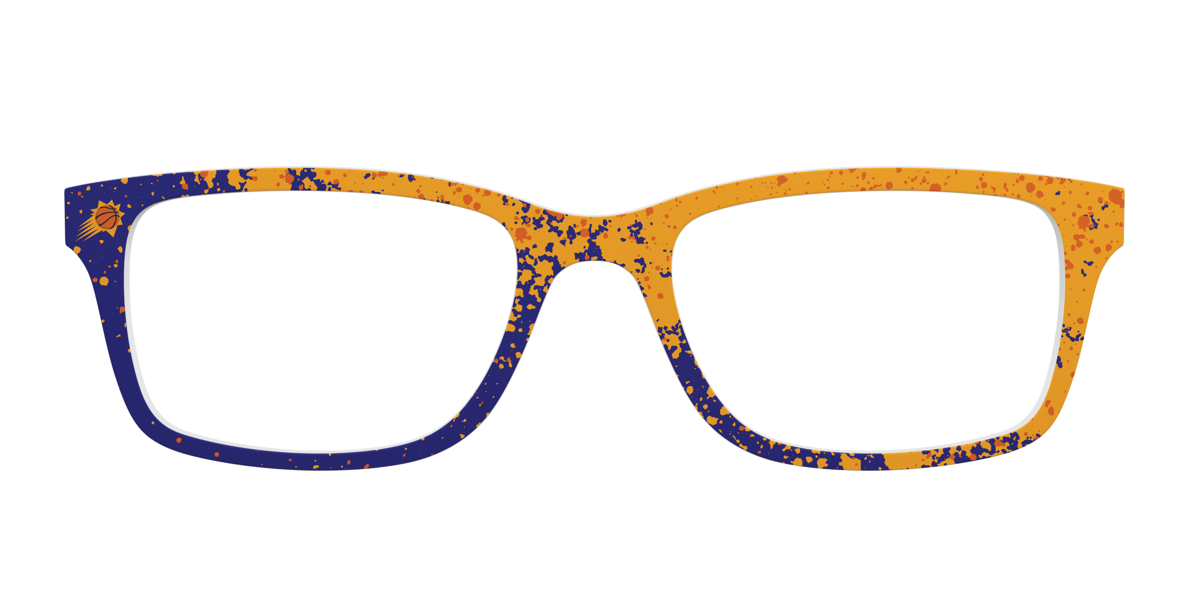 Pair Eyewear School Spirit Suns Splatter top magnetico Cedro