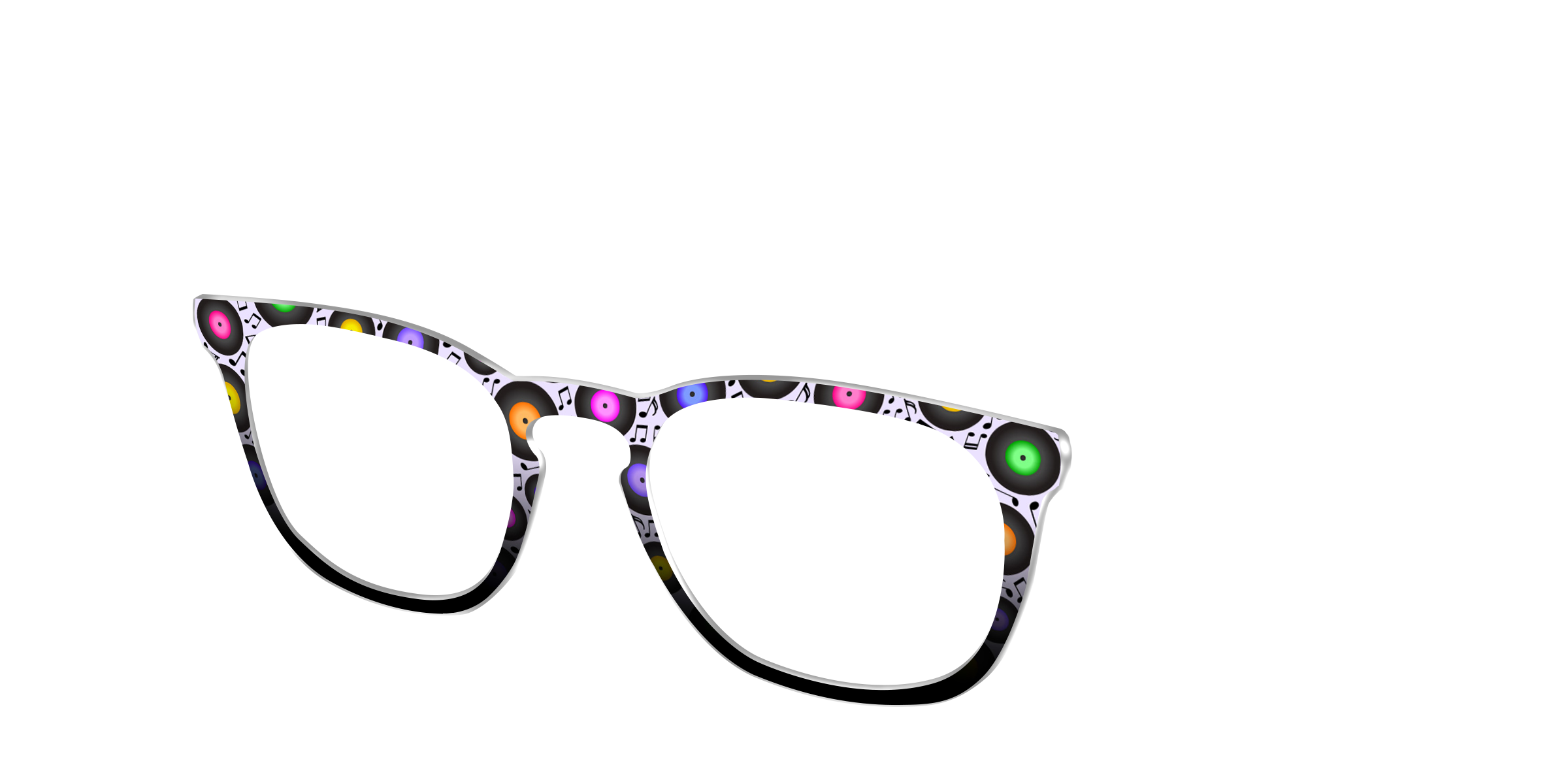 Pair Eyewear Design Tops Record Collection top occhiali musica