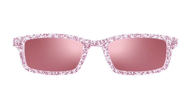 Pair Eyewear Sun Tops Rose Gold Sparkle clip sole 147