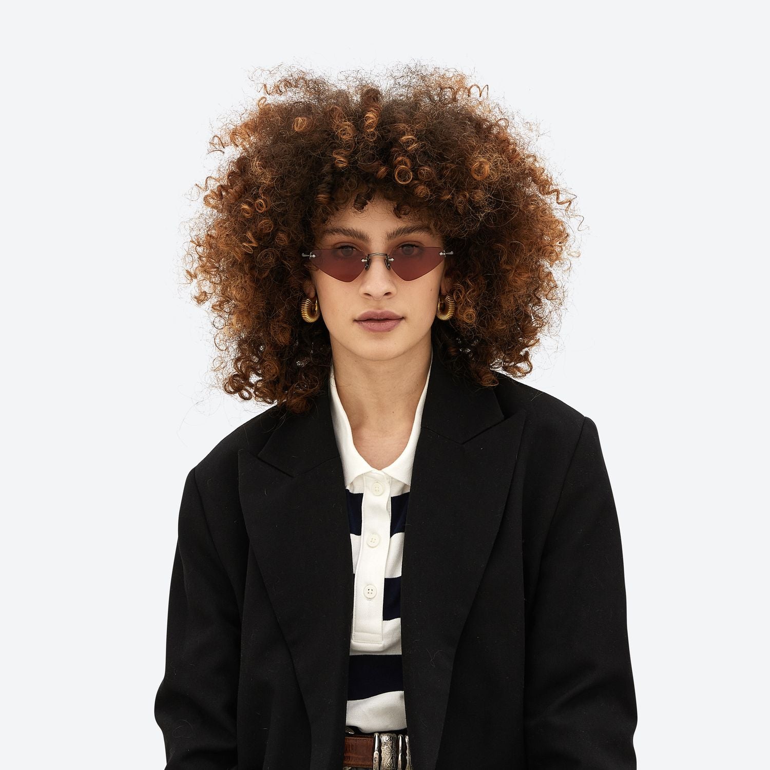 Monokol Burbon MK172 C3 occhiali da sole cat eye donna titanio
