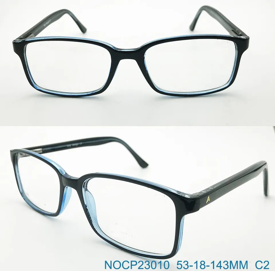 Ouyuan NOCP23010 montatura rettangolare bicolore 53-18-143