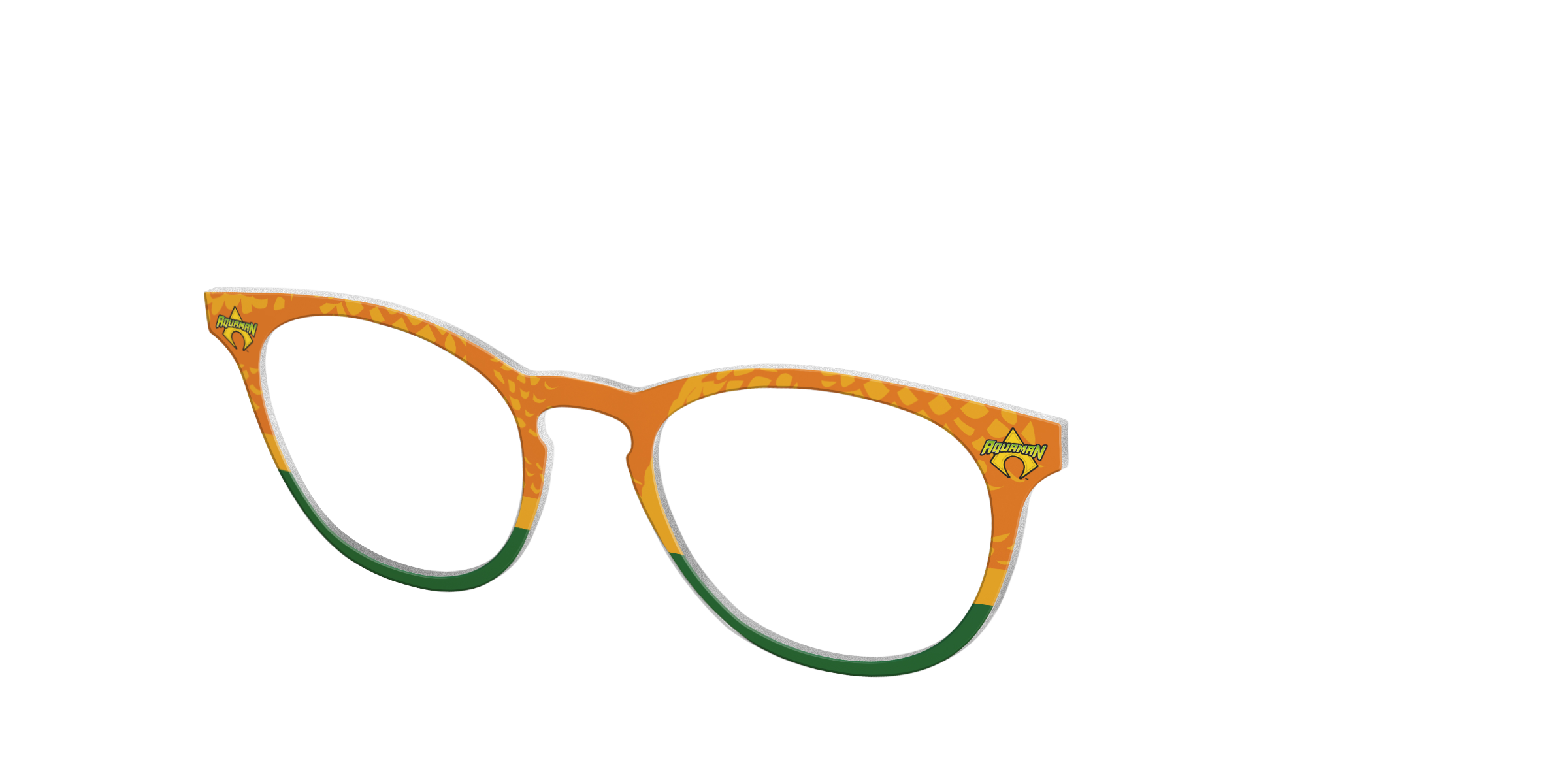 Pair Eyewear Collabs The Aquaman top verde arancione