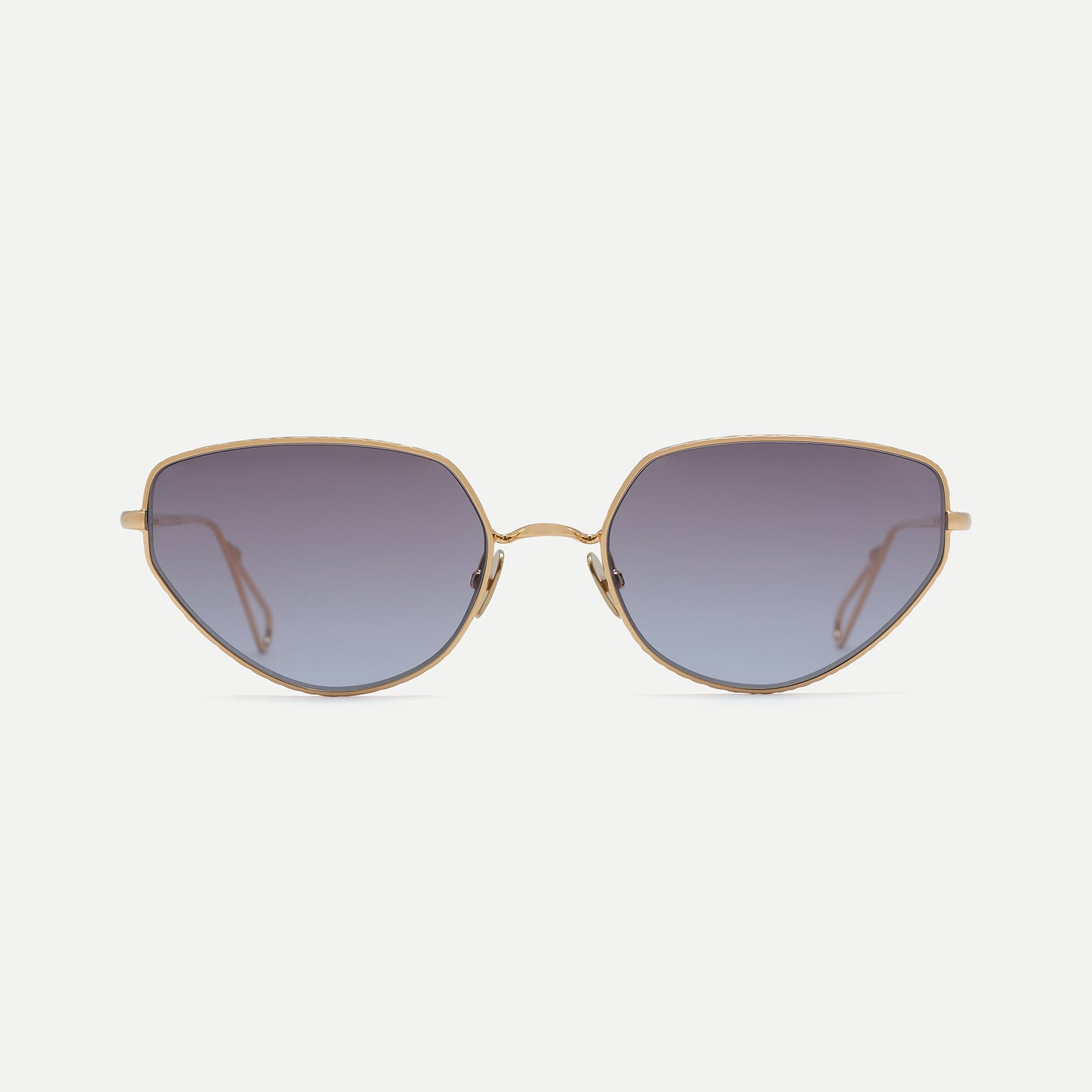 AHLEM Harpe occhiali da sole peony gold cat-eye