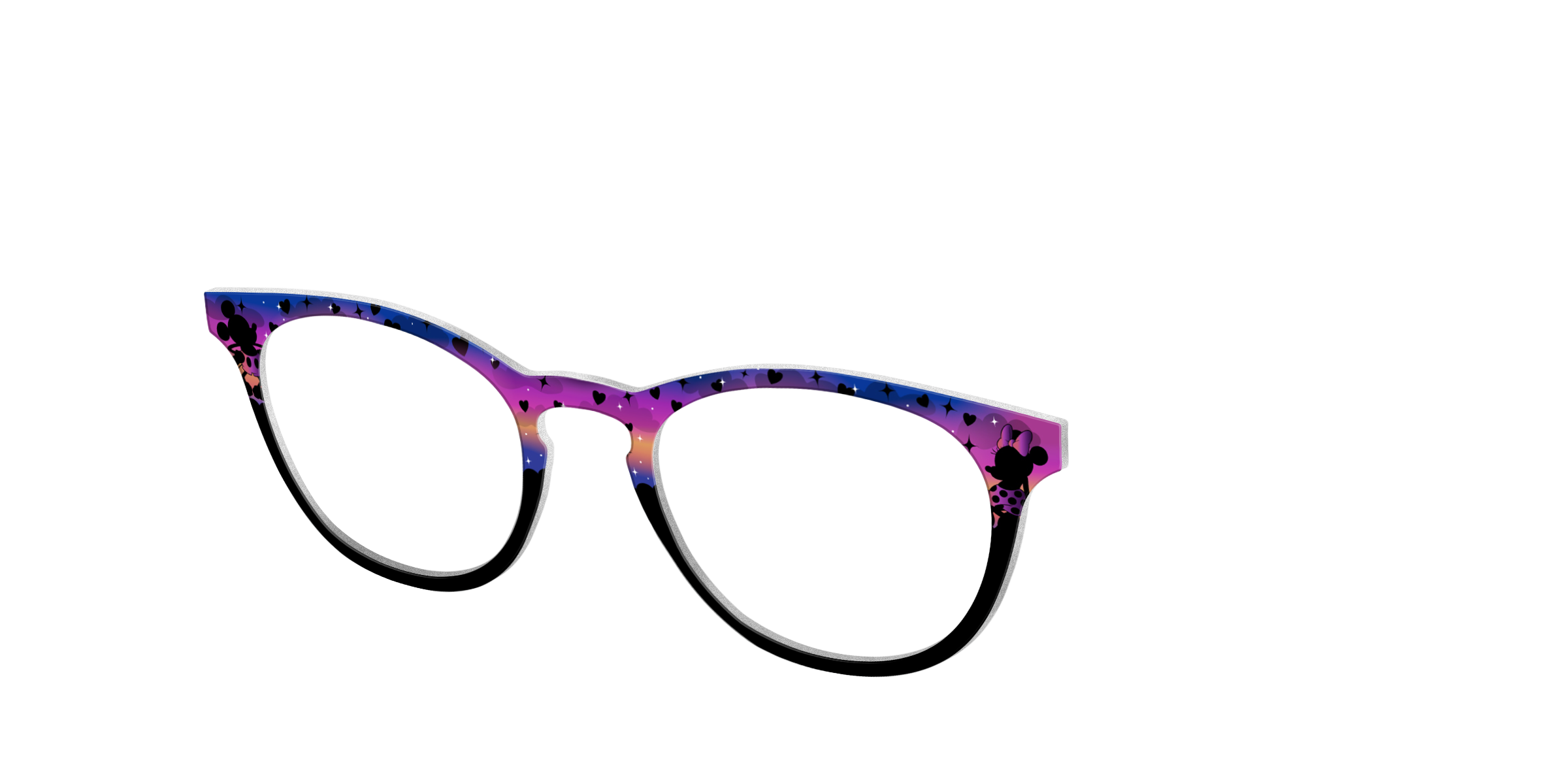 Pair Eyewear Collabs Mickey Minnie Shadow top DY4