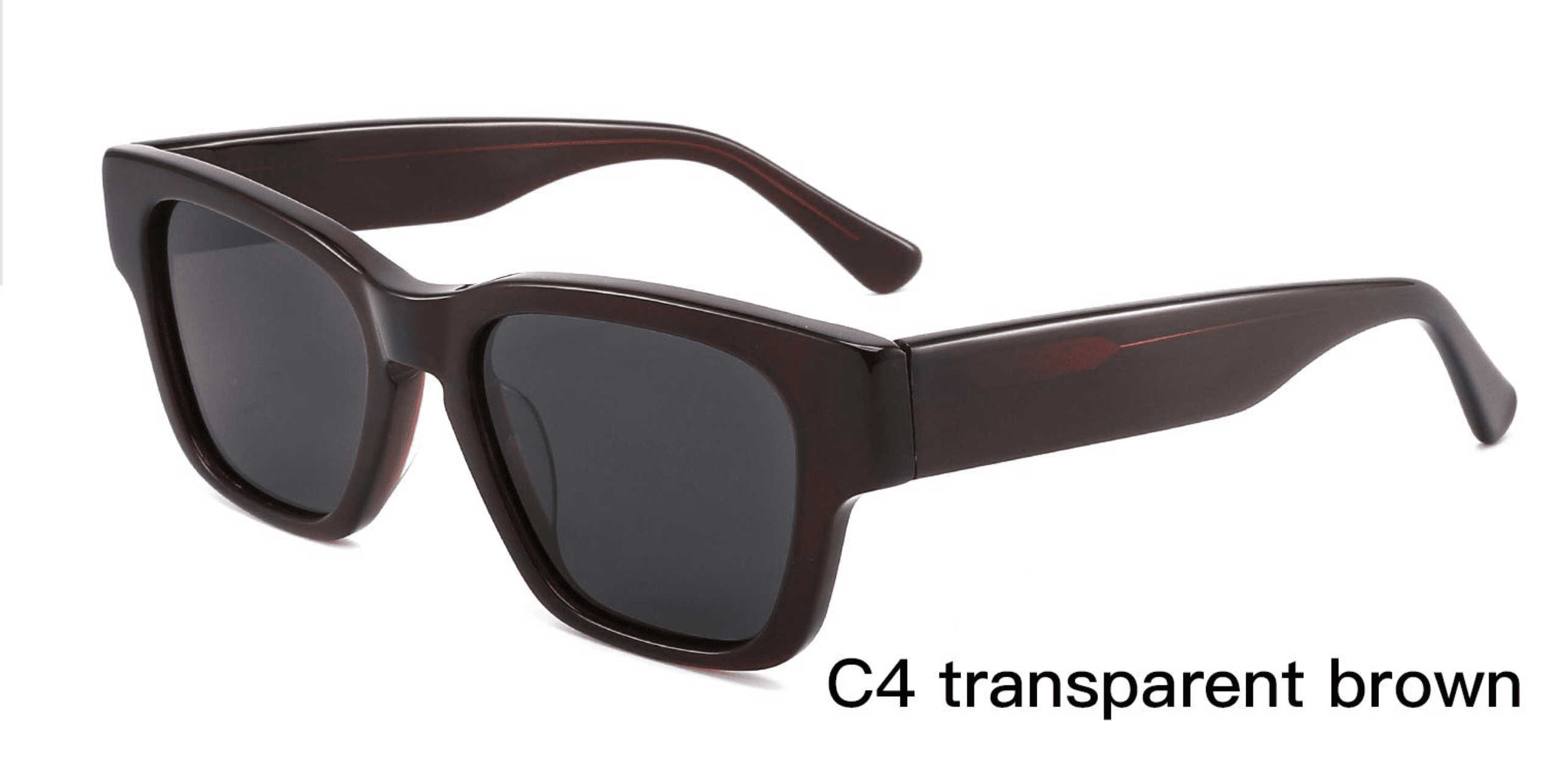 Ouyuan ZD8840 occhiali da sole quadrati retro