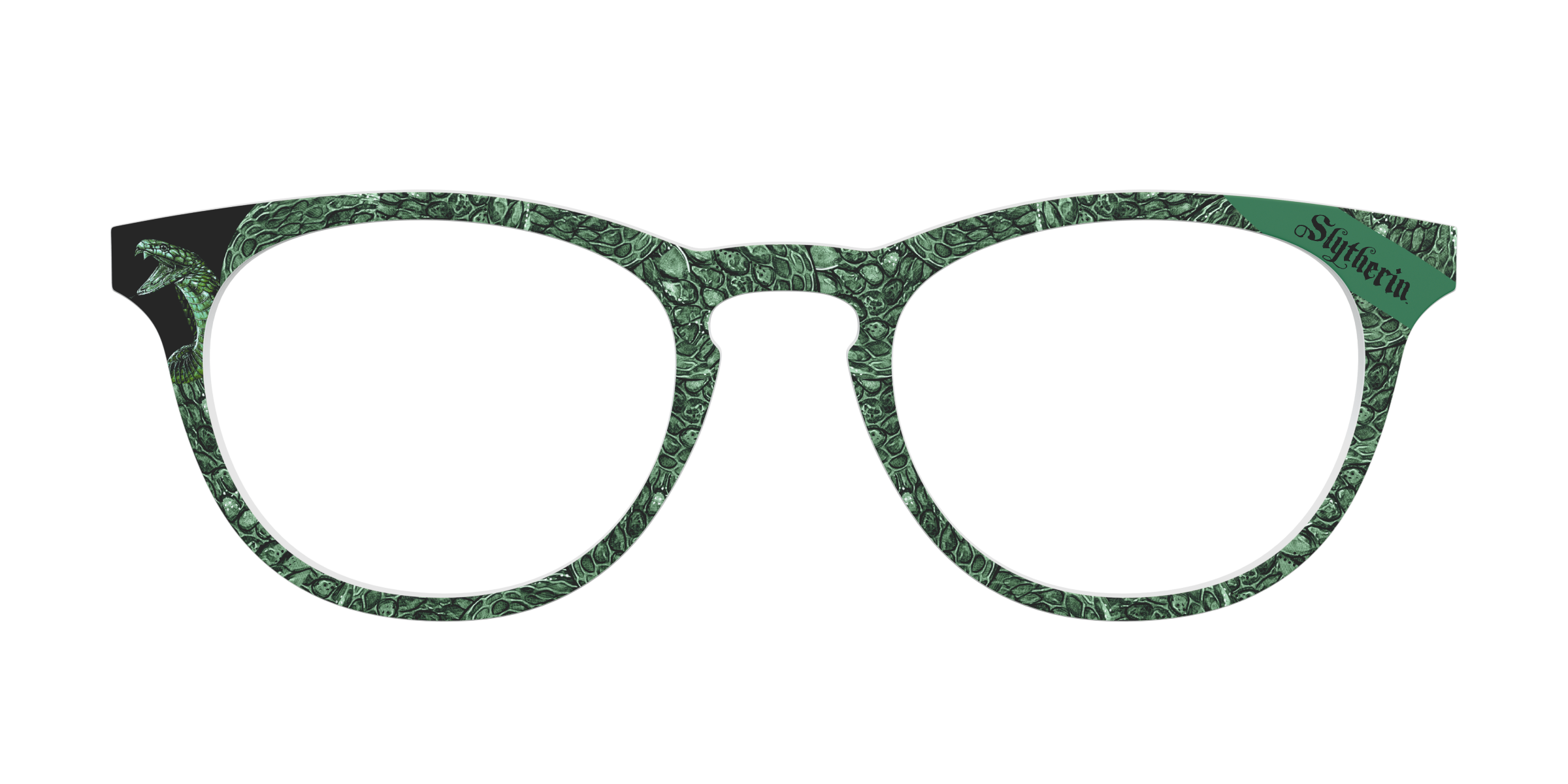 Pair Eyewear Collabs Slytherin Serpent top occhiali verde