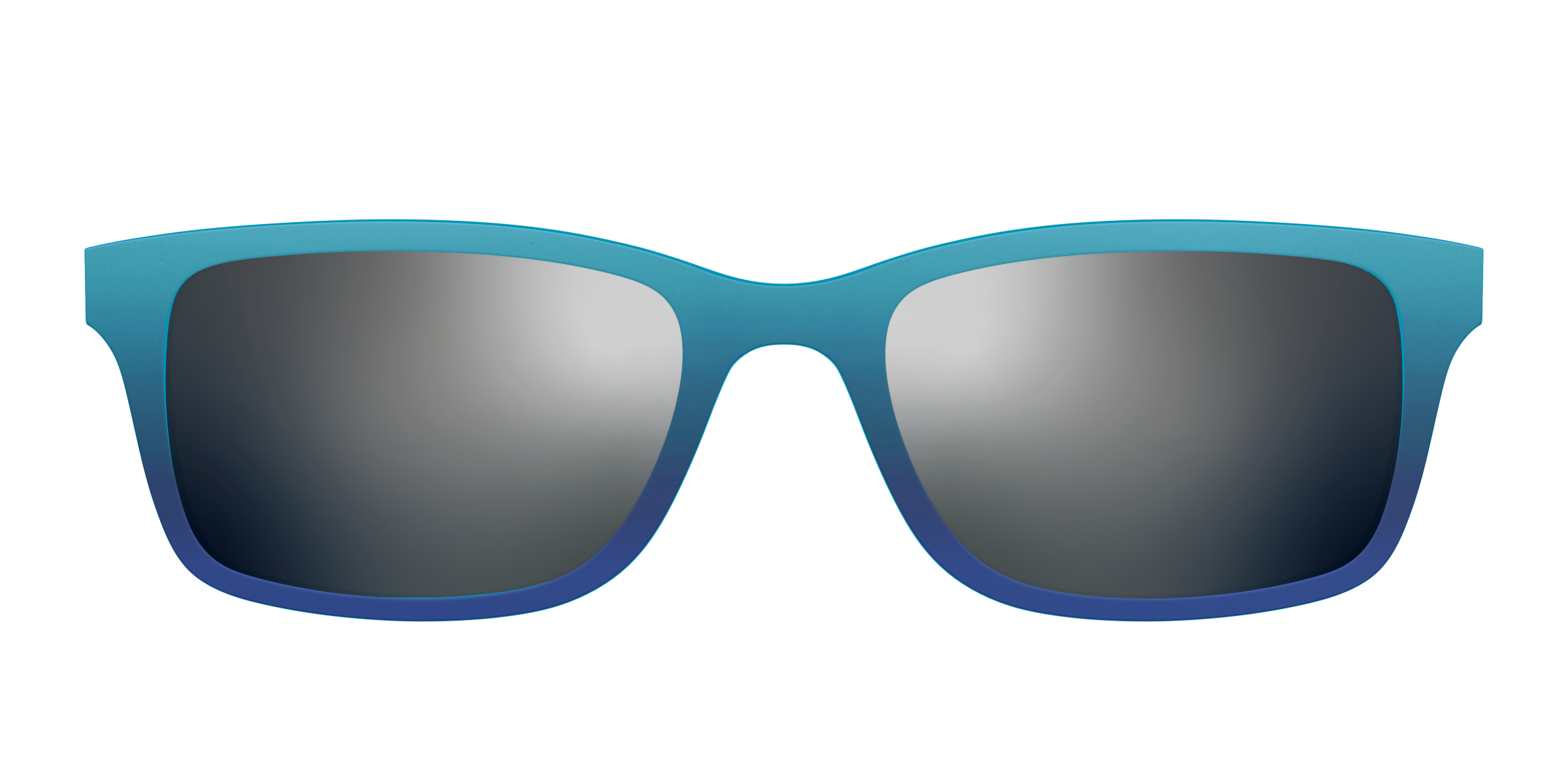 Pair Eyewear Sun Tops Polarized Ocean Blue Sun Top Serra