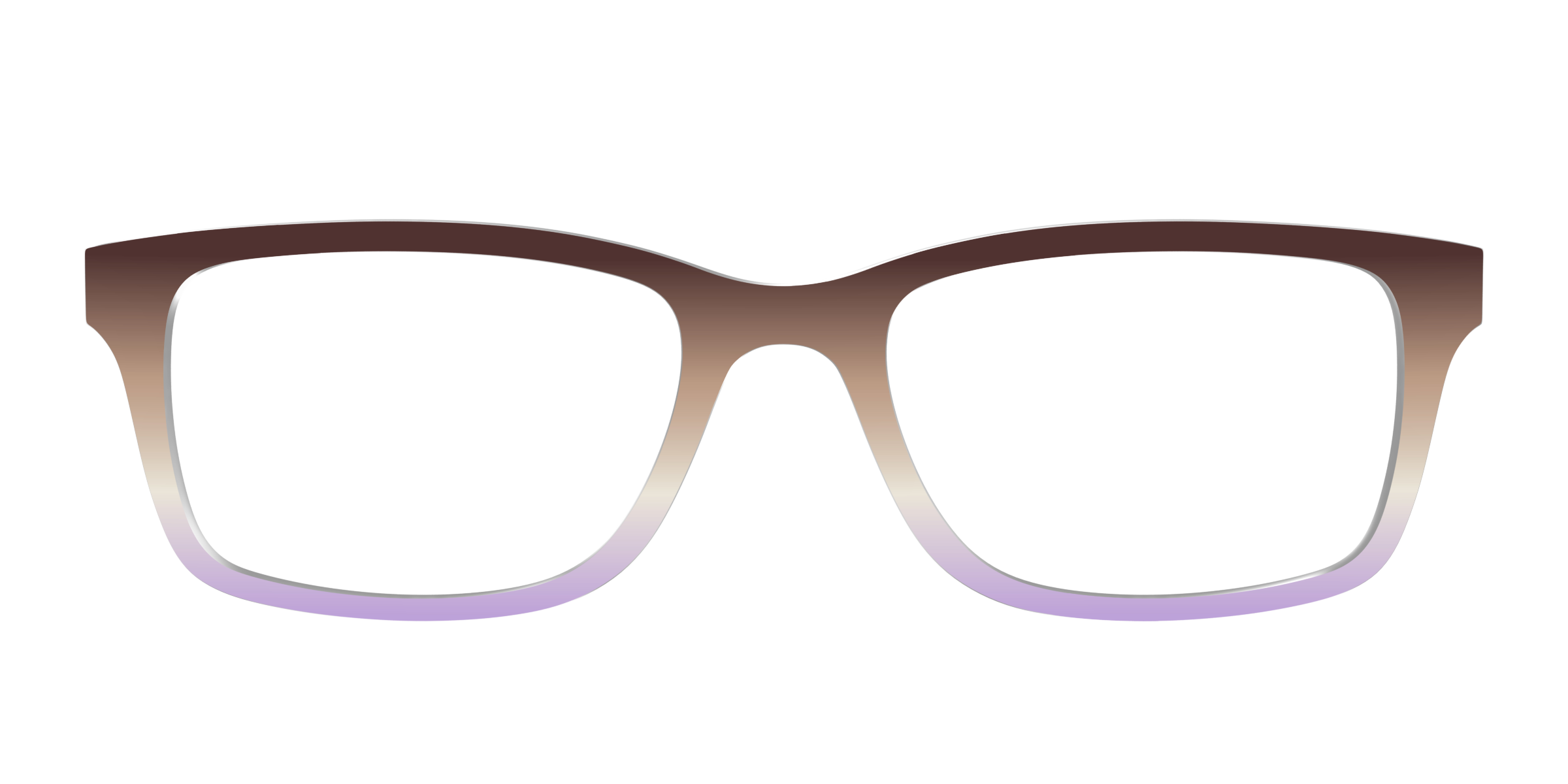 Pair Eyewear Design Tops HM04 top occhiali degradé mocha lilla