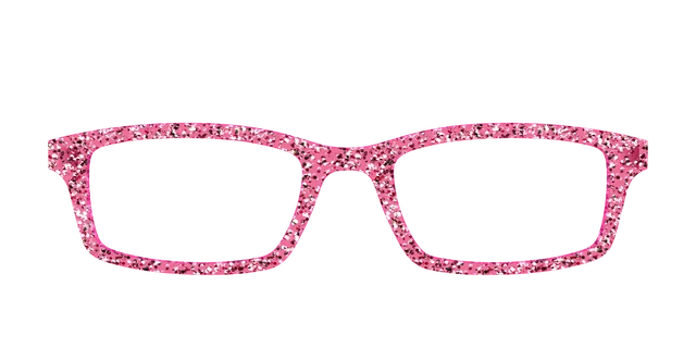 Pair Eyewear Solid Tops Hot Pink Sparkle top per occhiali
