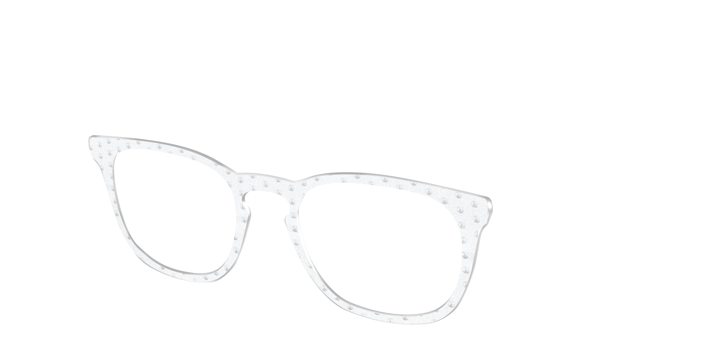 Pair Eyewear Design Tops Pearl Shimmer Polka Dots top pois