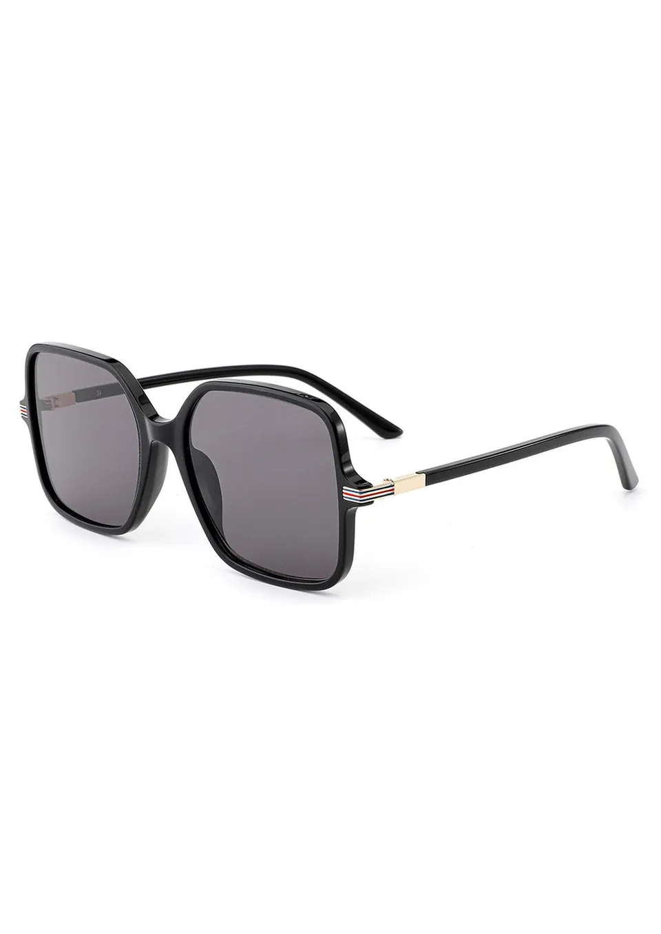 Ouyuan 001448 occhiali da sole aviatore oversize acetato donna