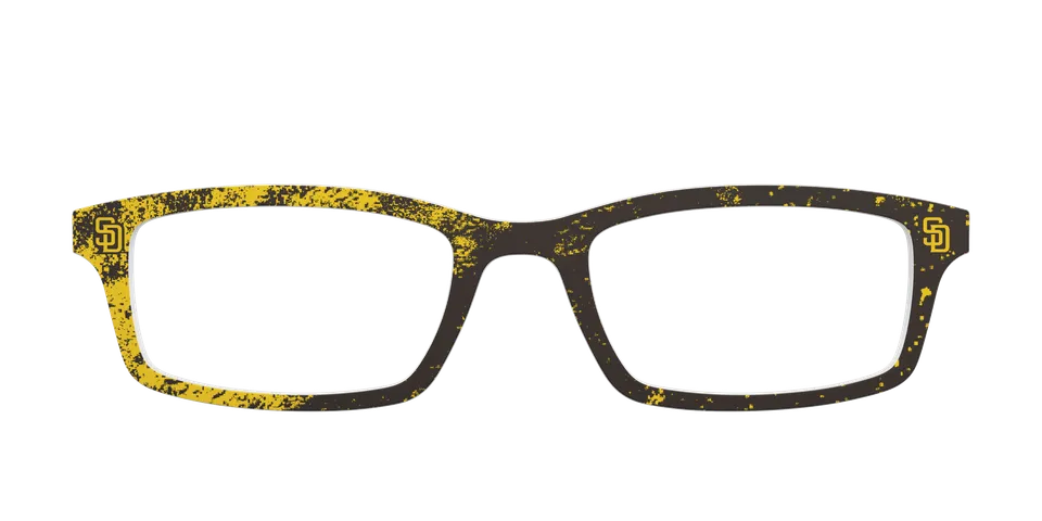 Pair Eyewear School Spirit Padres Home Run top occhiali giallo