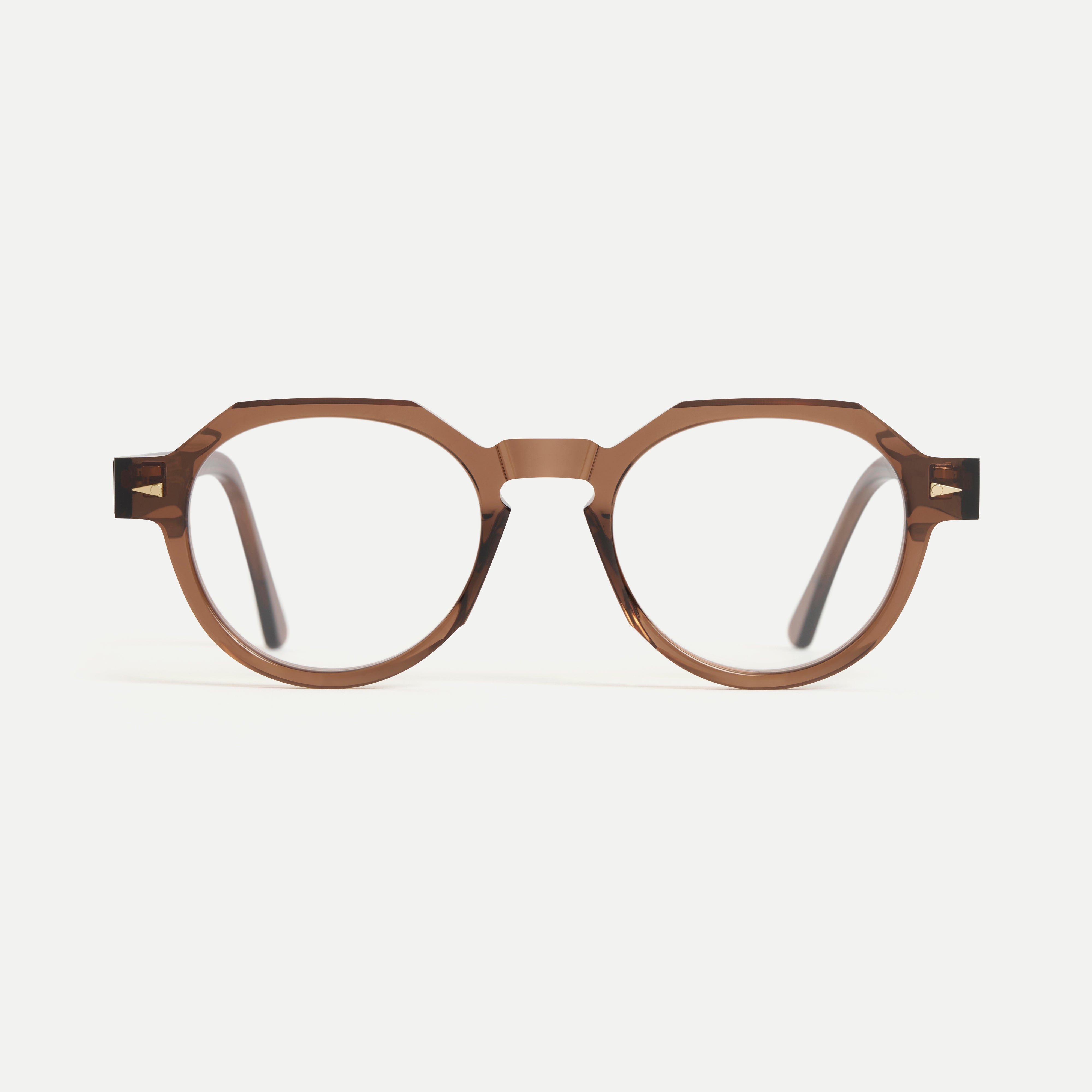 AHLEM Verneuil Occhiali da Vista Light Turtle Rotondi Acetato