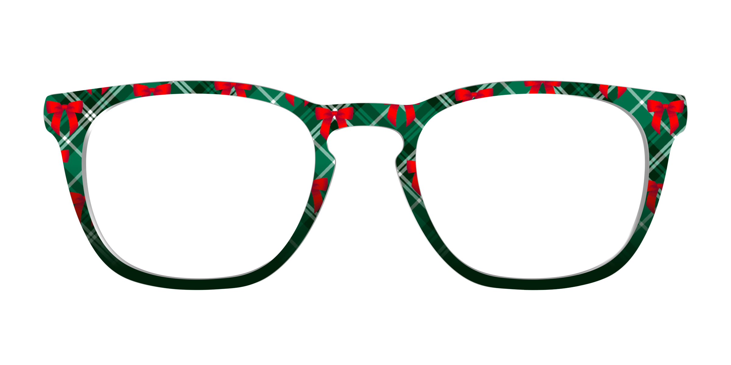 Pair Eyewear Ribbon-Clad Plaid top occhiali scozzese