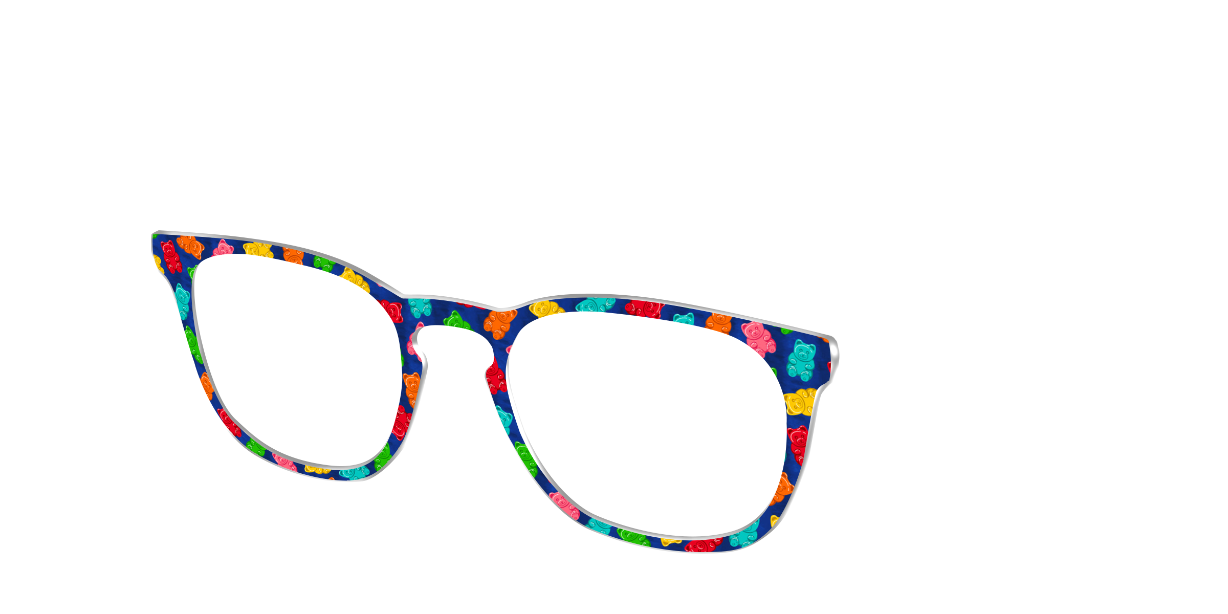 Pair Eyewear Design Tops Gummy Candies top colorato caramelle