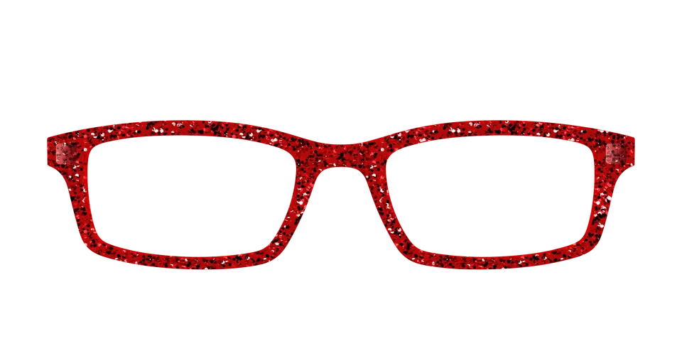 Pair Eyewear Solid Tops The Ruby Sparkle top occhiali rosso 139