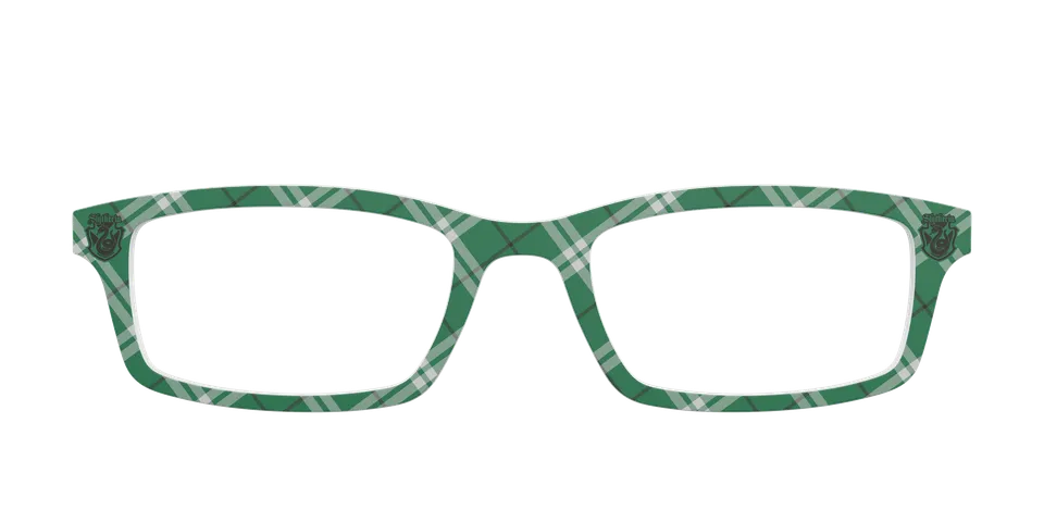Pair Eyewear Collabs The Slytherin Plaid top magnetico verde