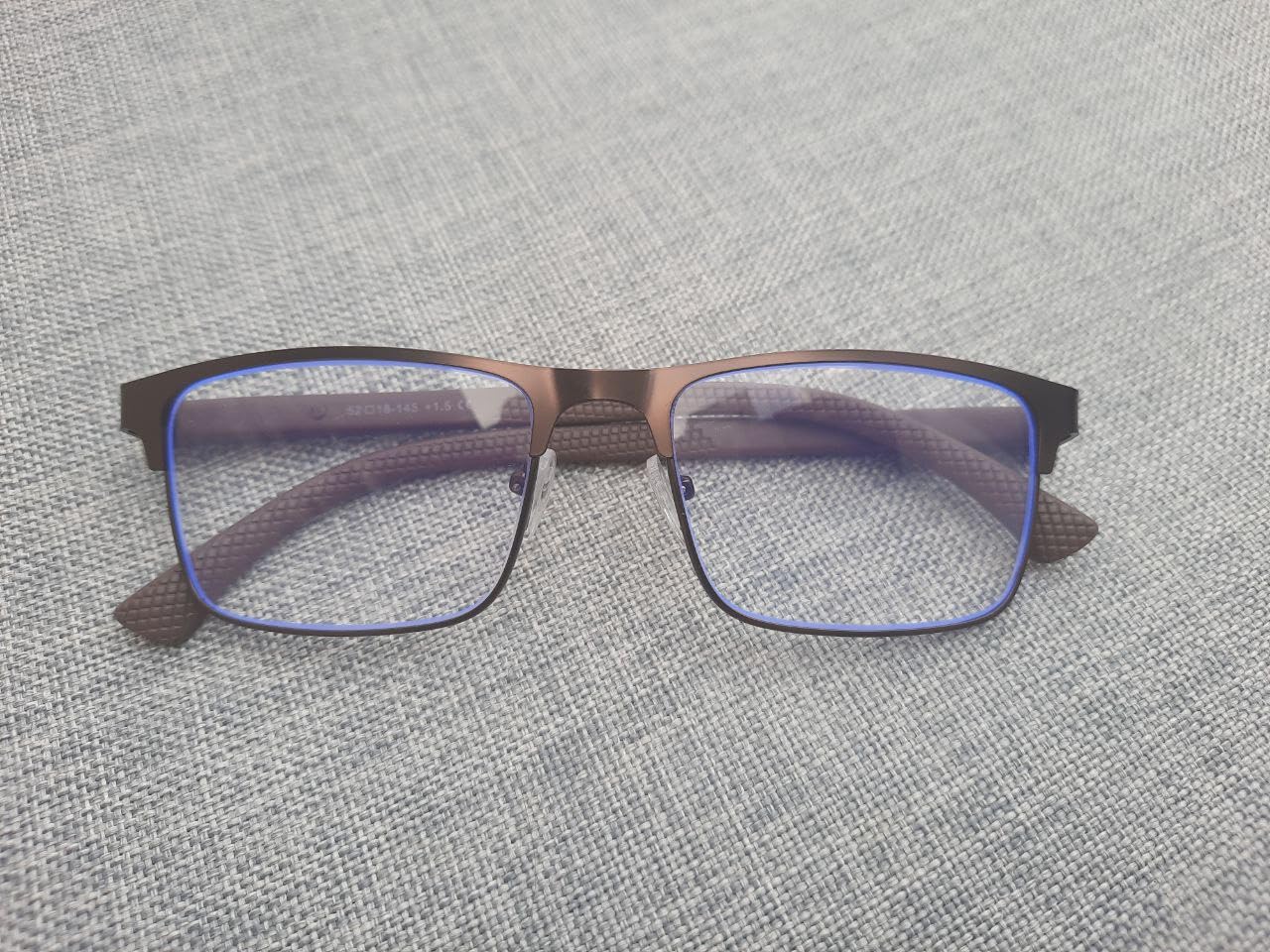 Hubeye Metal Square Occhiali da Lettura 1.5 3 Pezzi Metallo