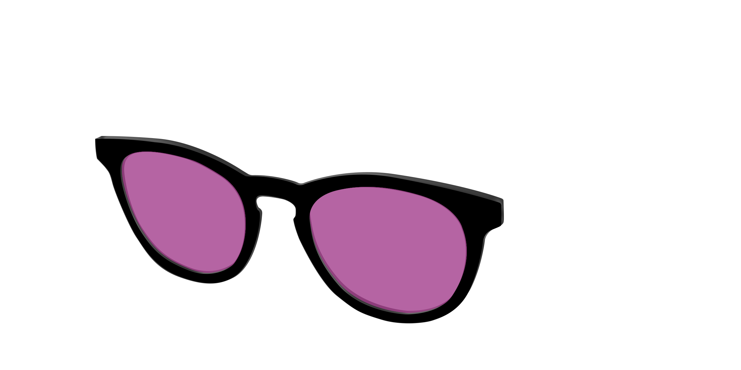 Pair Eyewear Performance Black Violet Golf top sportivo