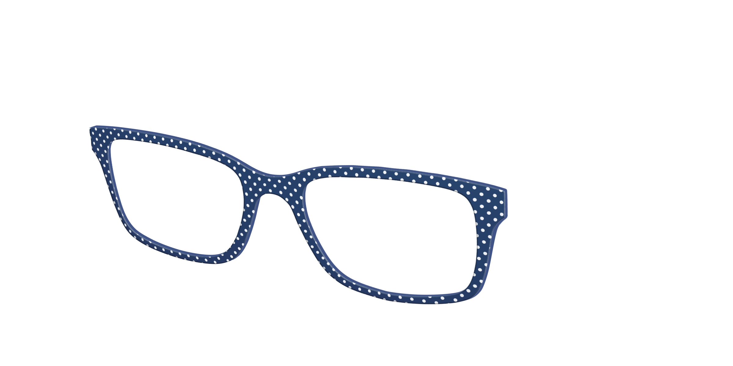 Pair Eyewear Solid Tops Navy Pin Dot top magnetico blu