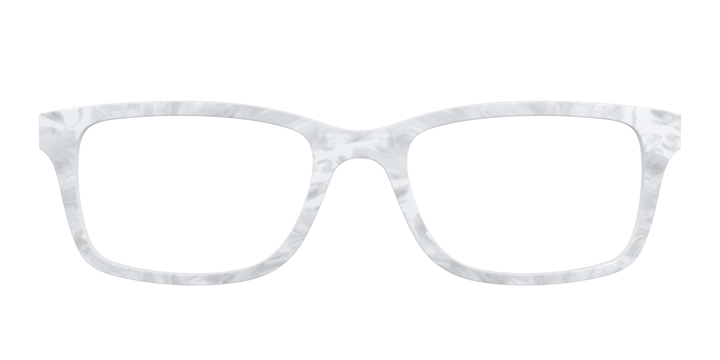 Pair Eyewear Solid Tops White Pearlescent top occhiali bianco